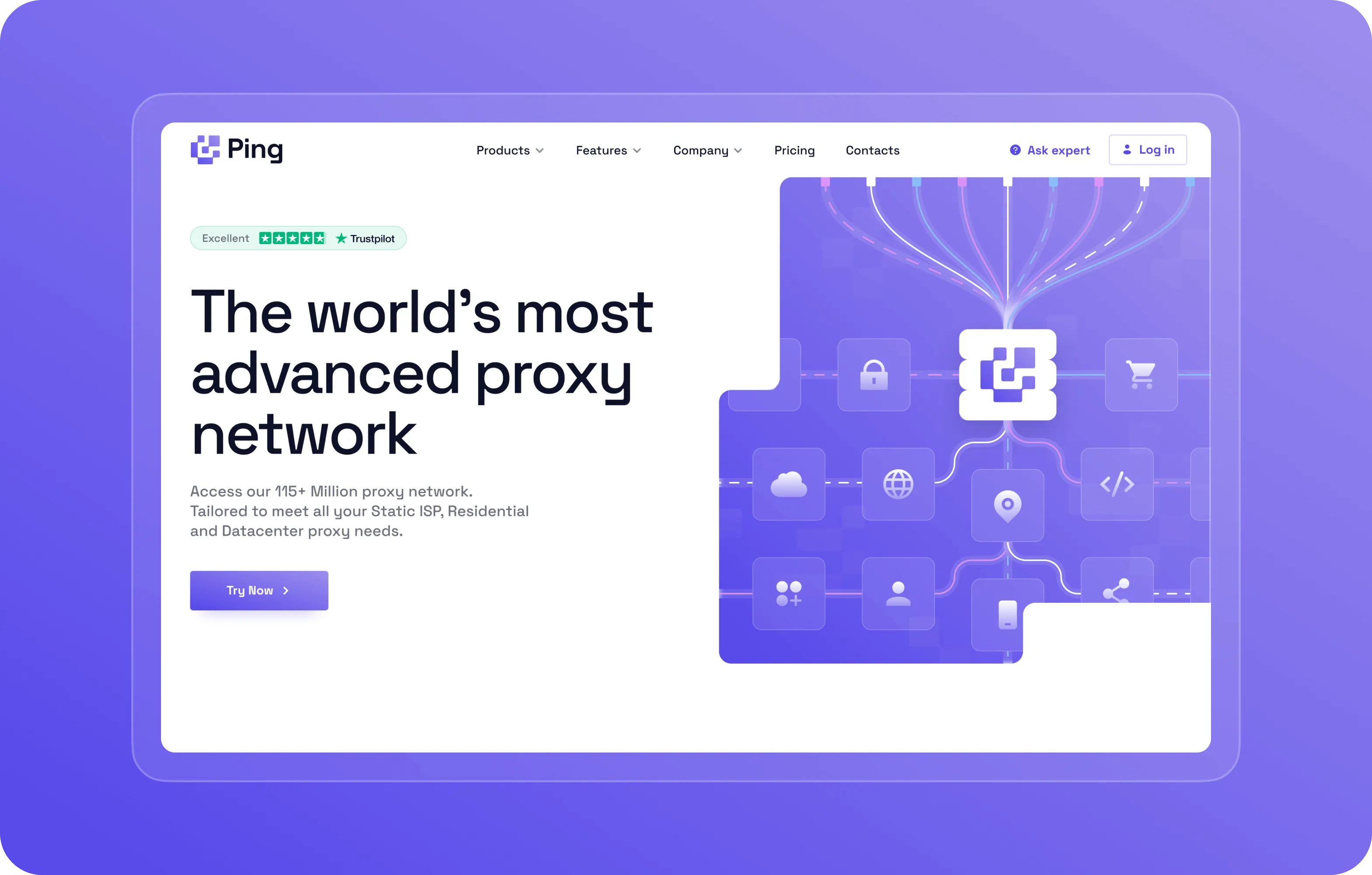 SaaS development & Web app redesign for Ping Proxies - form-rework.goodface.works