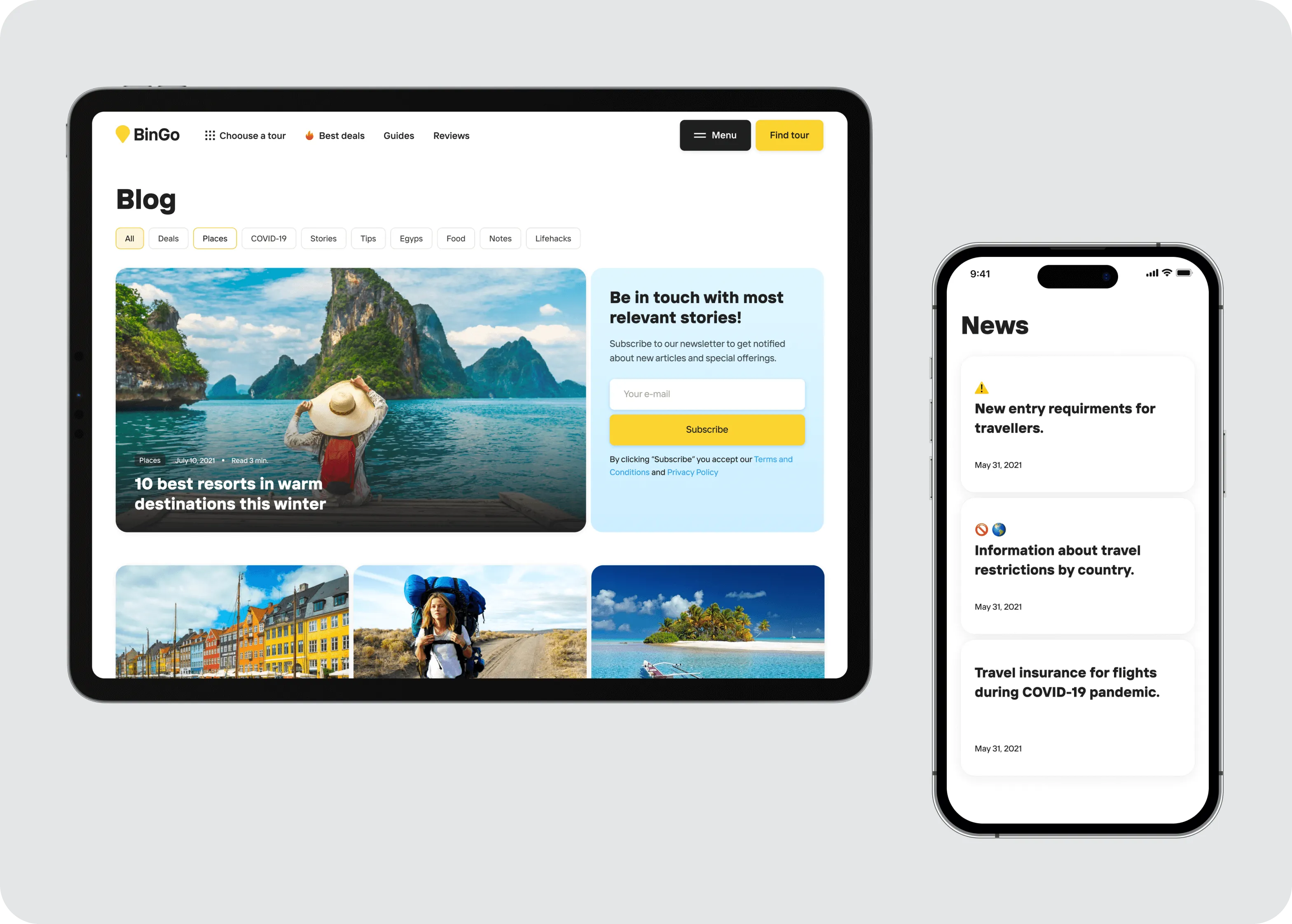 UX/UI Design & Discovery Phase for global travel service - form-rework.goodface.works