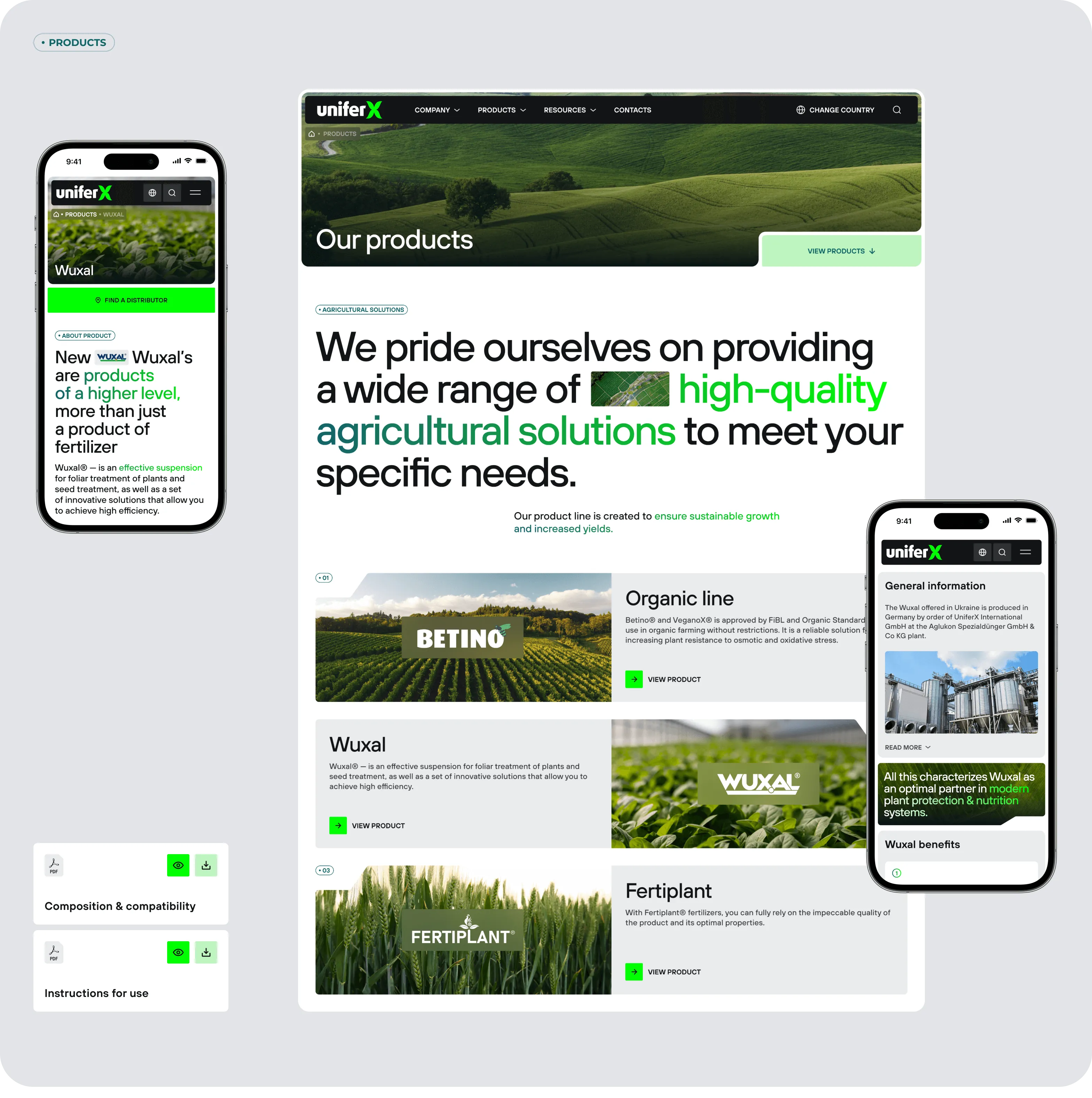 UX/UI design & web development for agritech - form-rework.goodface.works