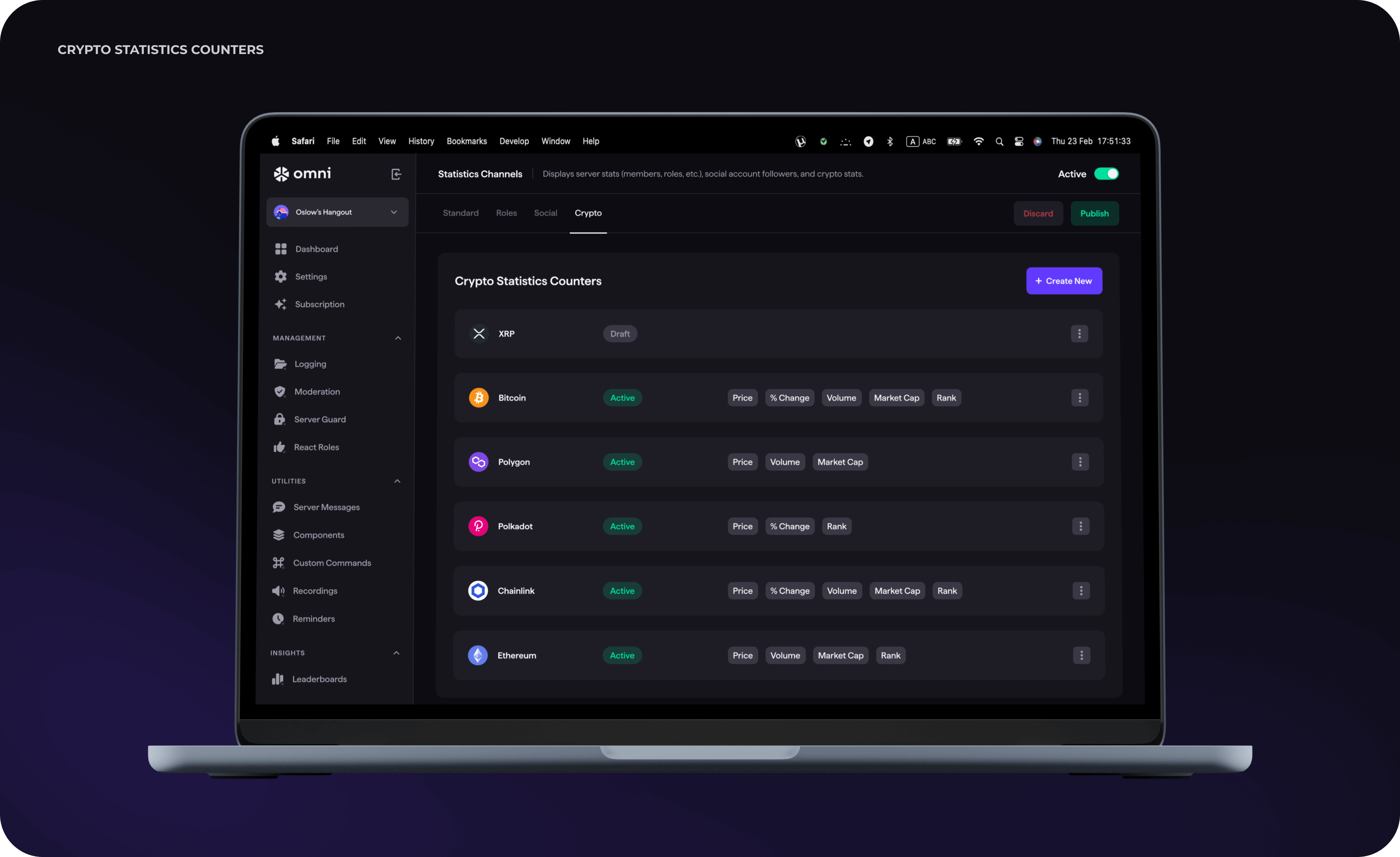 UX/UI design & web development for Discord server management - form-rework.goodface.works