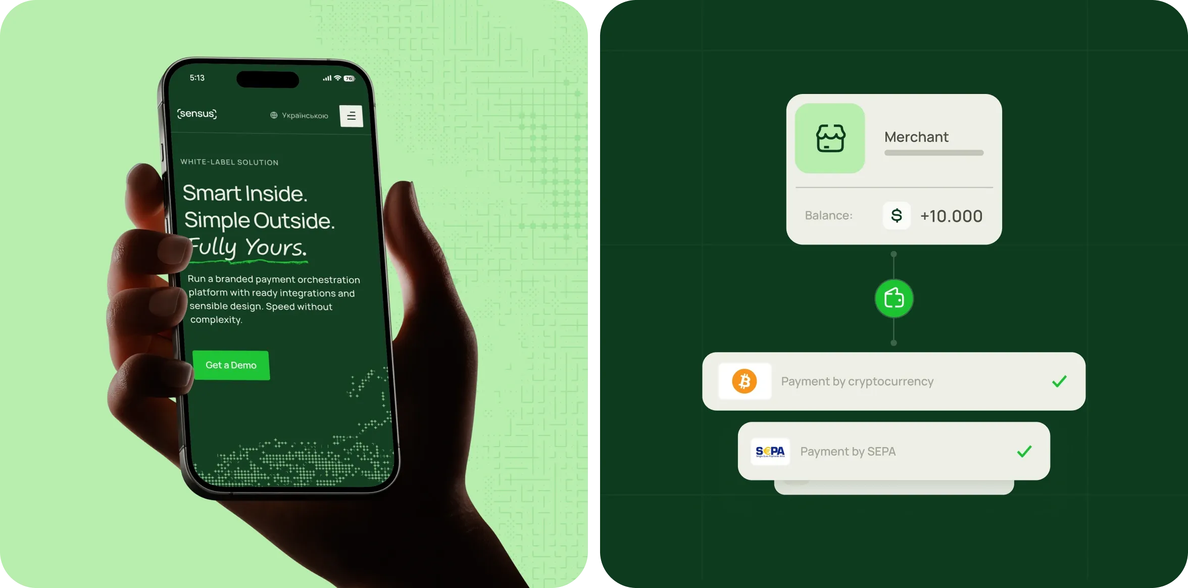 Payment platform web design and branding services - goodface.works