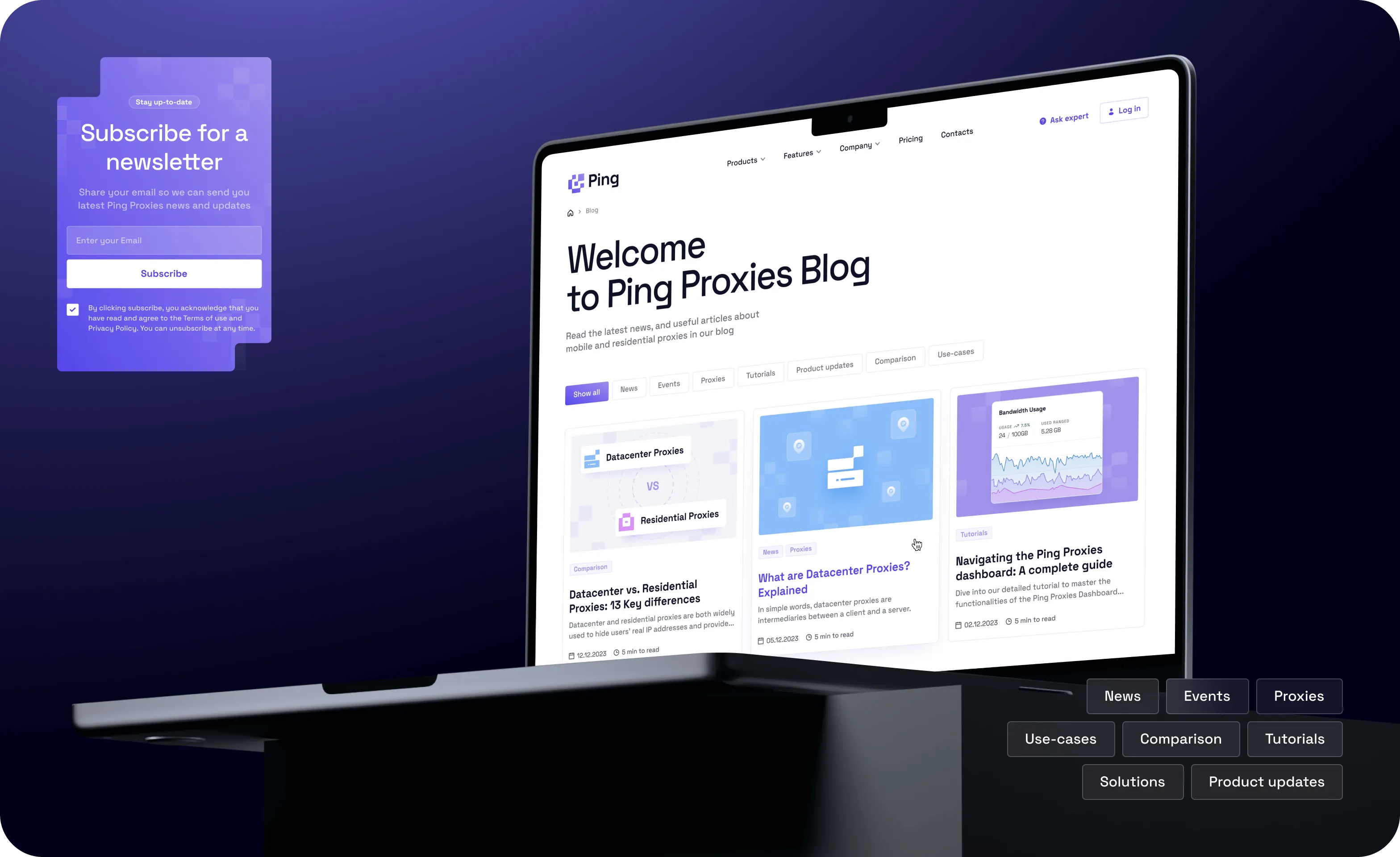 SaaS development & Web app redesign for Ping Proxies - form-rework.goodface.works