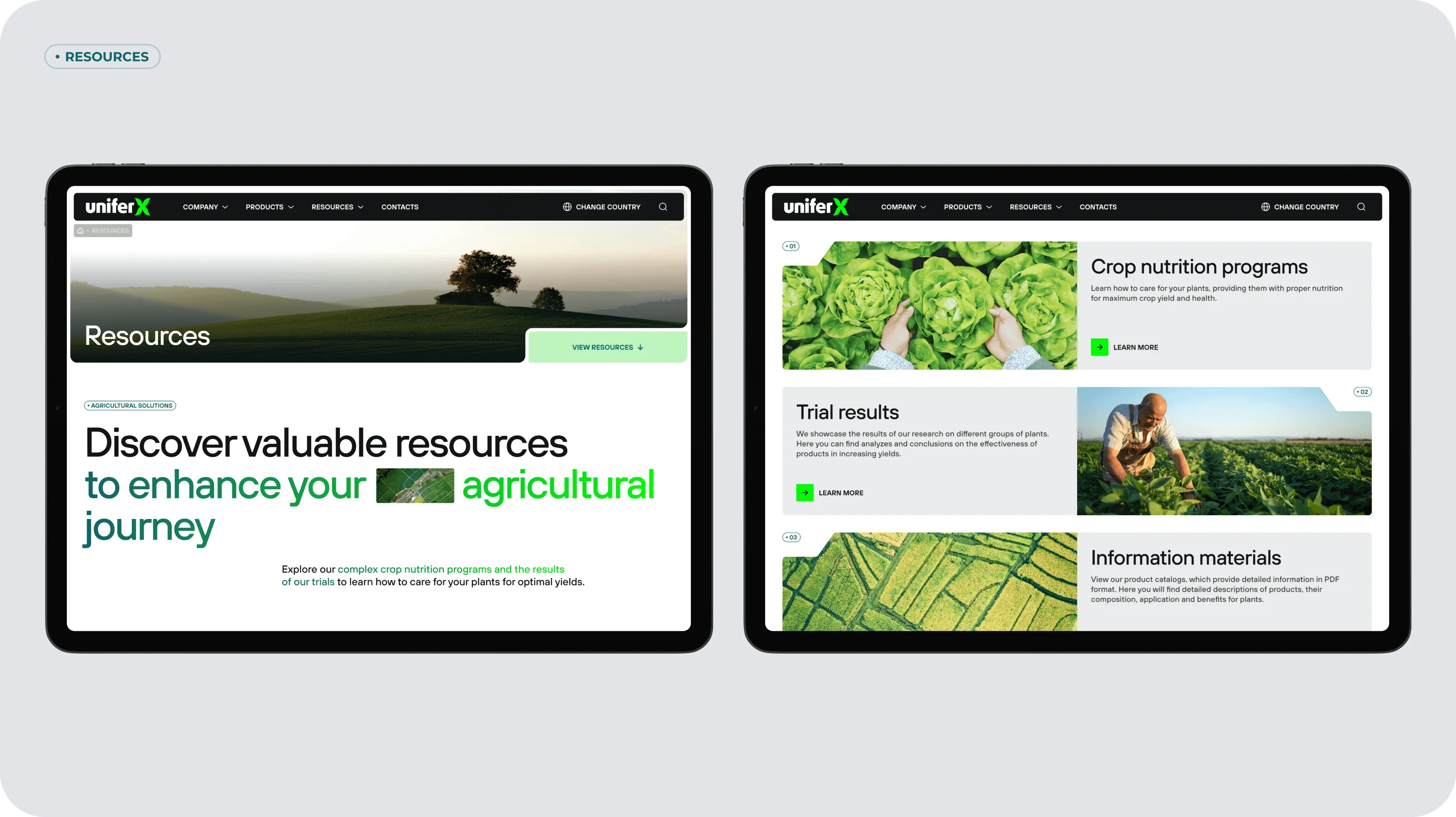 UX/UI design & web development for agritech - form-rework.goodface.works