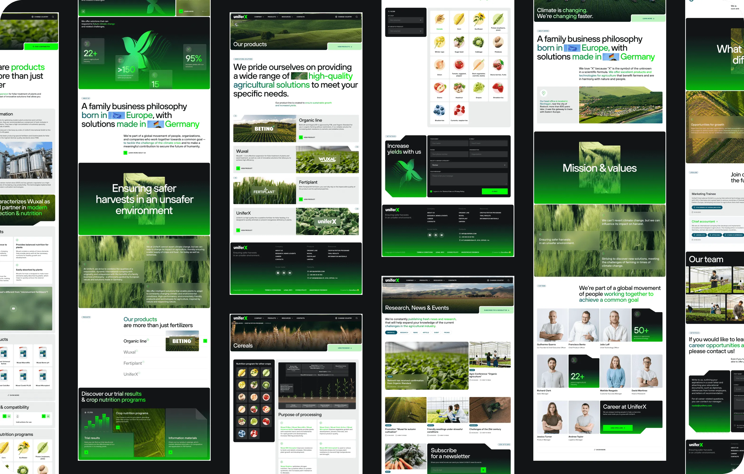 UX/UI design & web development for agritech - form-rework.goodface.works