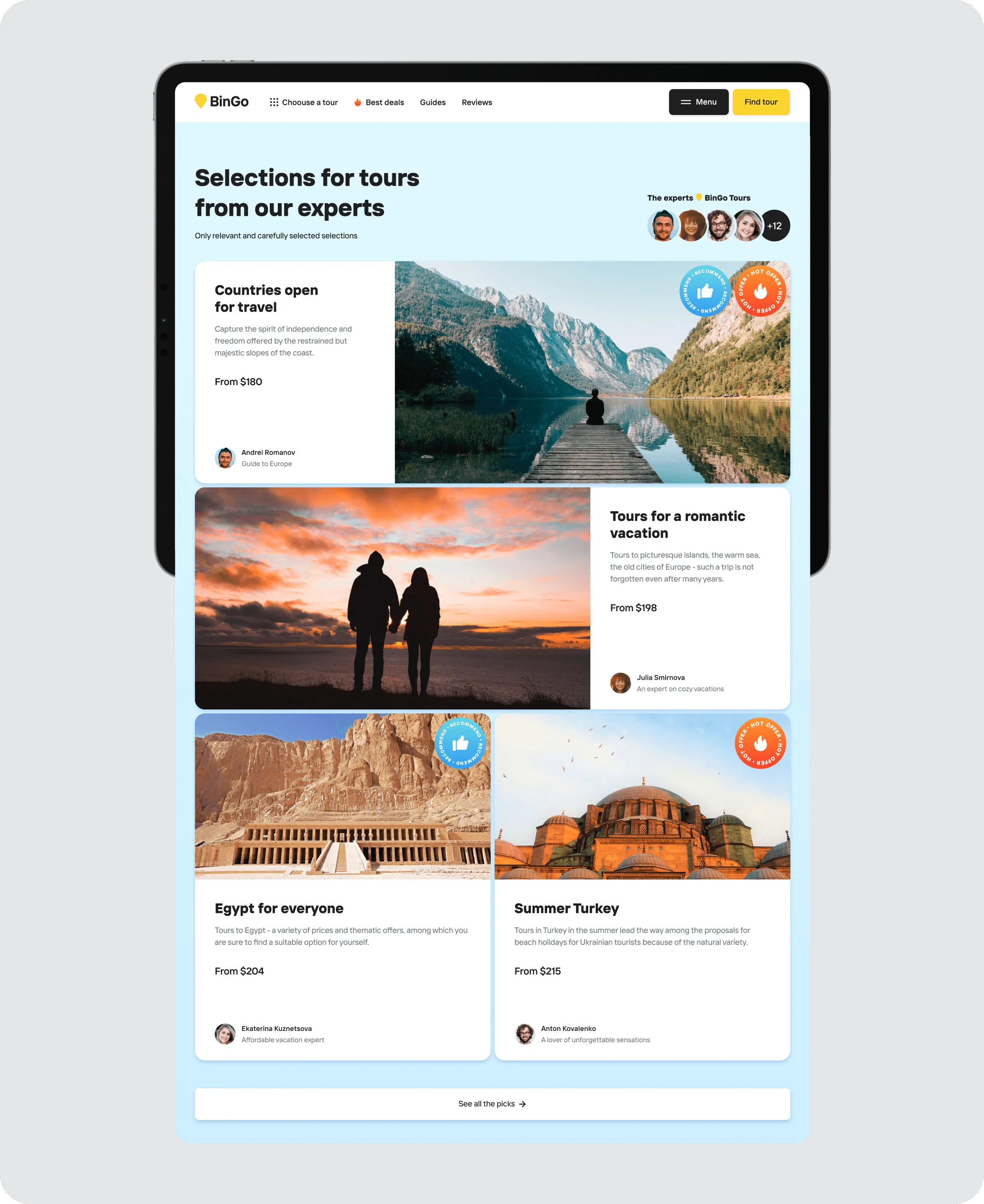 UX/UI Design & Discovery Phase for global travel service - form-rework.goodface.works