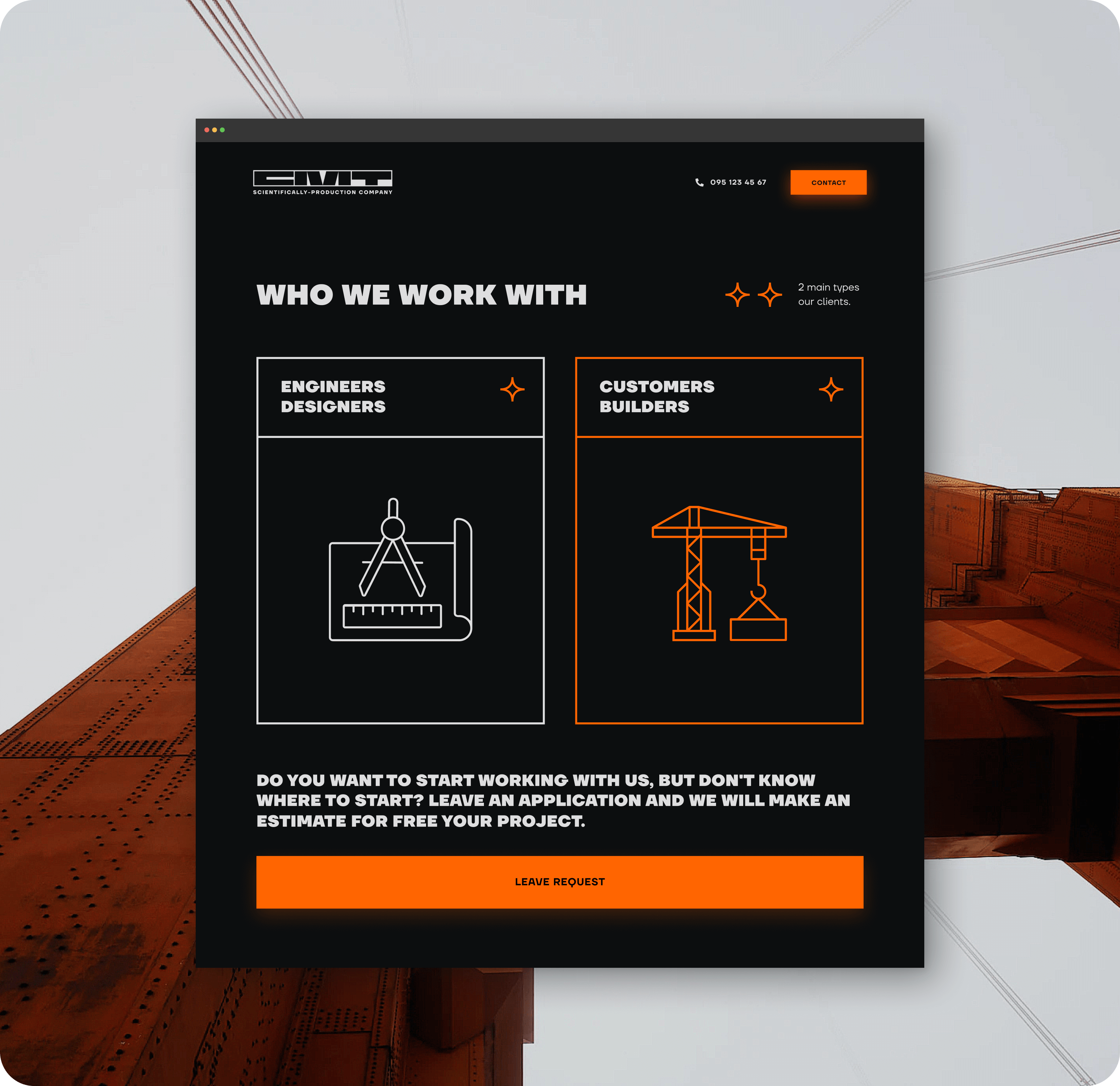 Website & Visual Identity Design for Bridge Equipment Manufacturer - form-rework.goodface.works