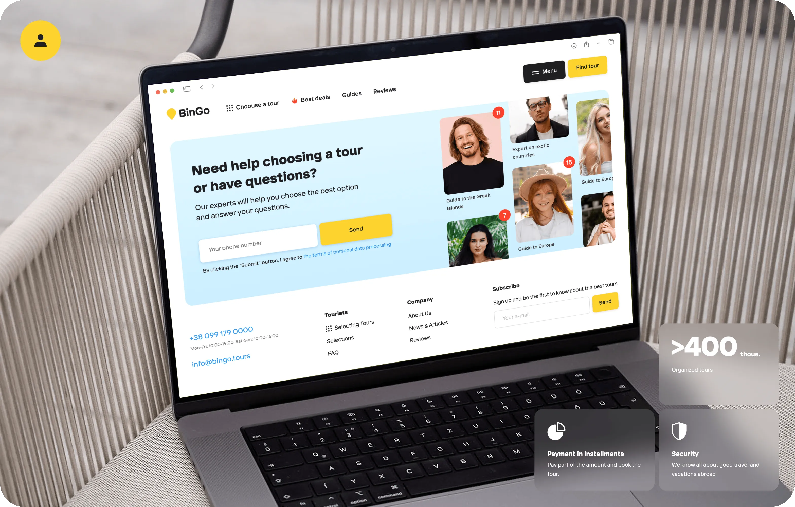 UX/UI Design & Discovery Phase for global travel service - form-rework.goodface.works