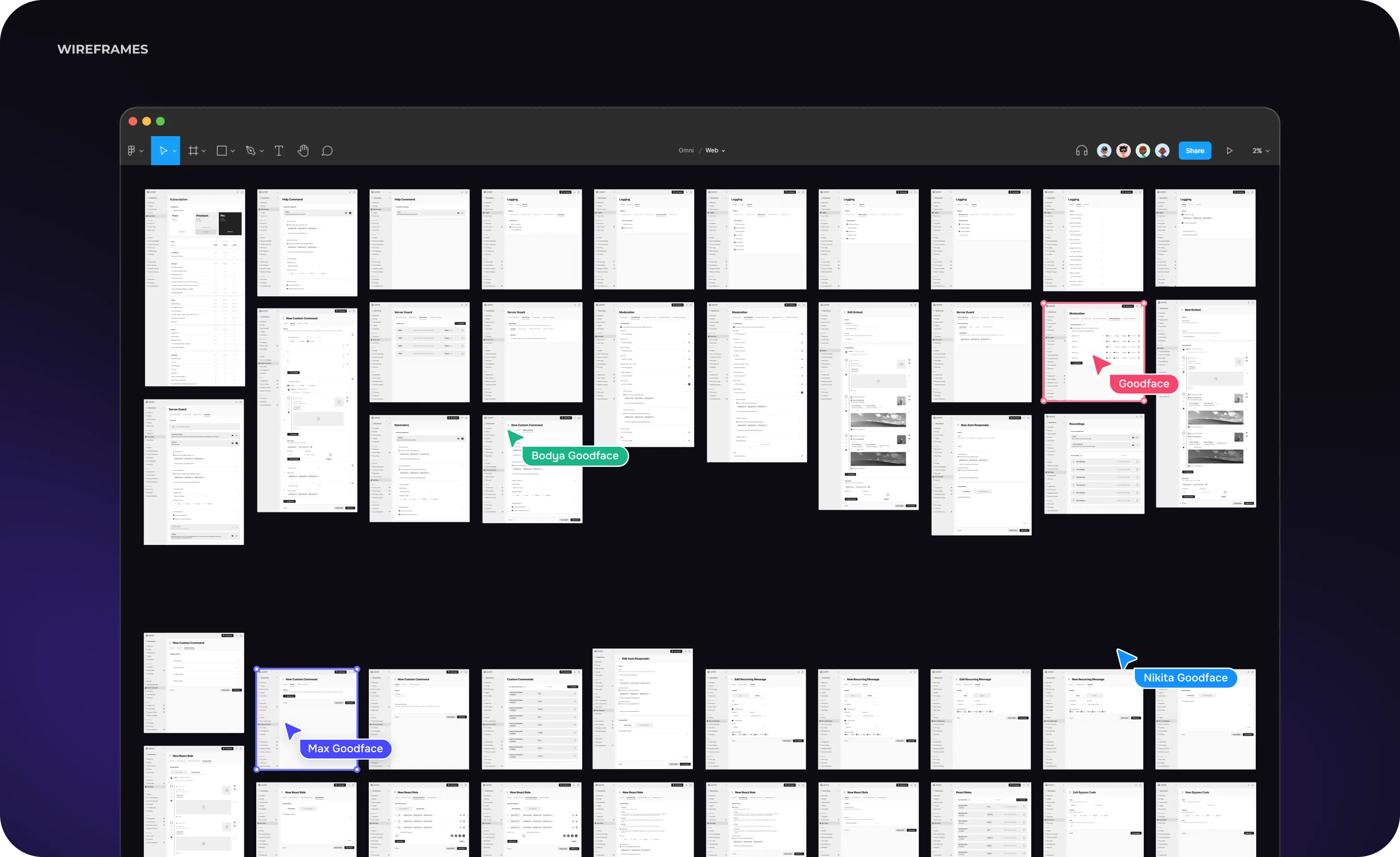 UX/UI design & web development for Discord server management - form-rework.goodface.works