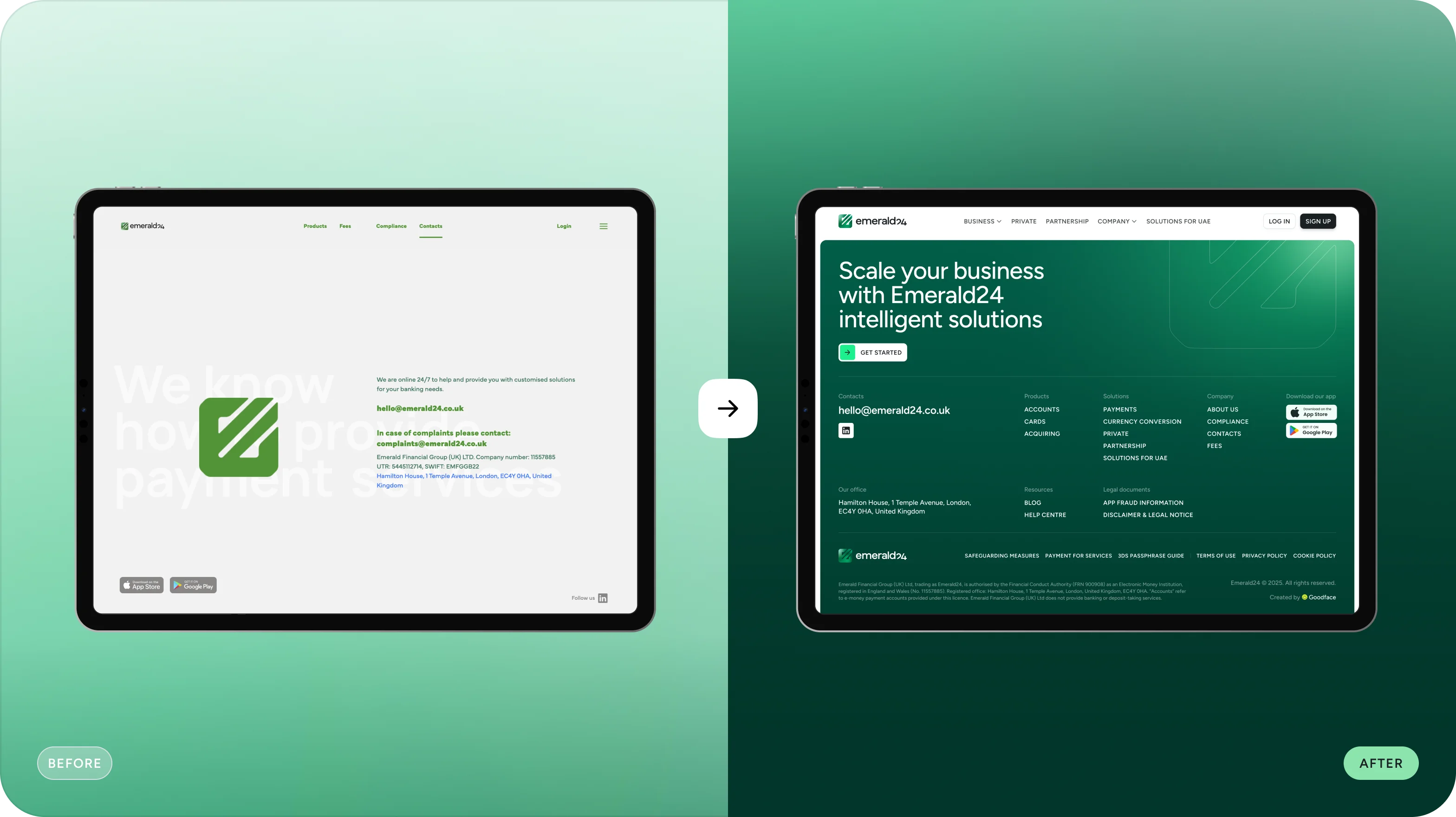 Digital banking UX/UI design case study - form-rework.goodface.works