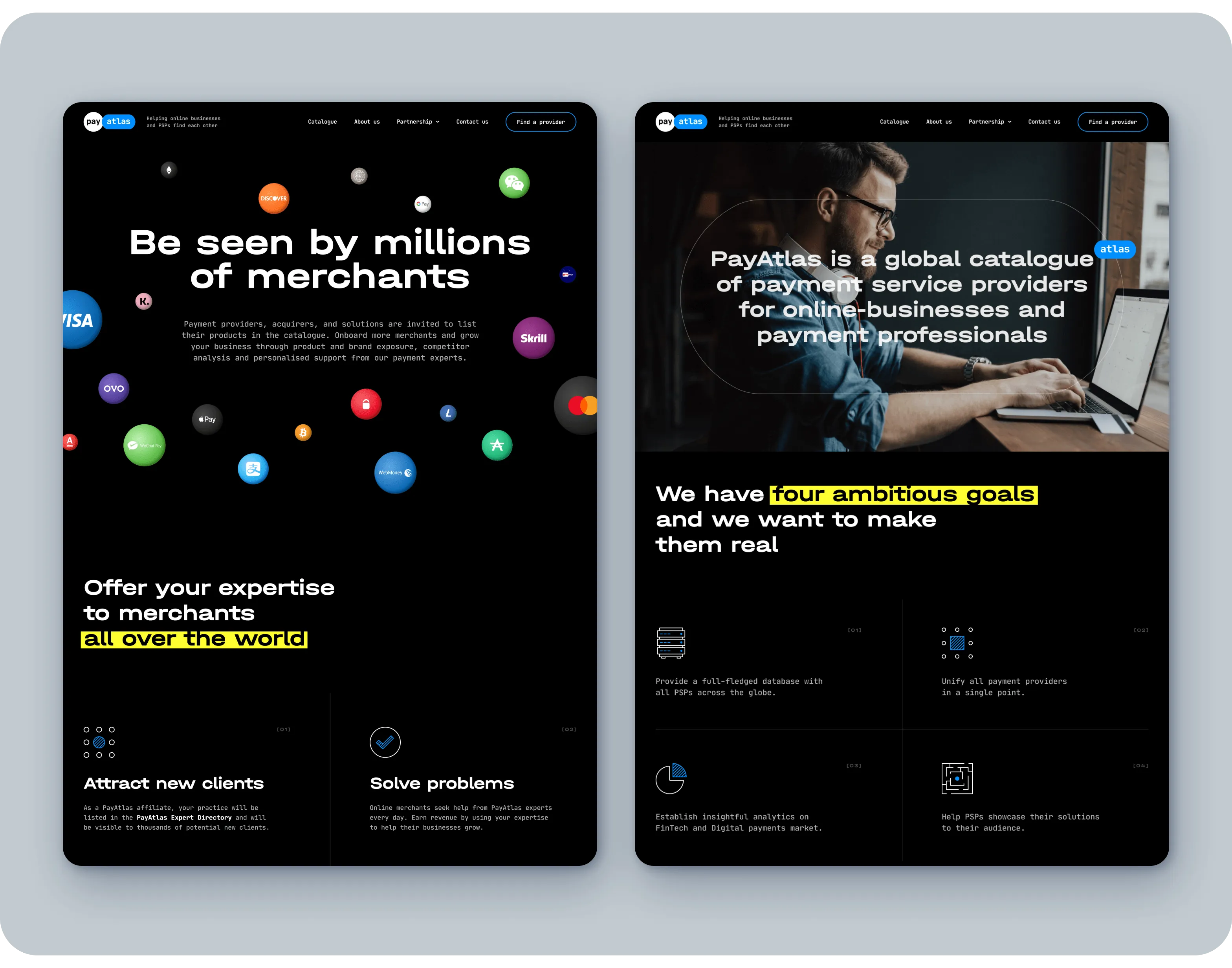Brand Identity and Product Design of a Global Payment Providers Catalog - form-rework.goodface.works