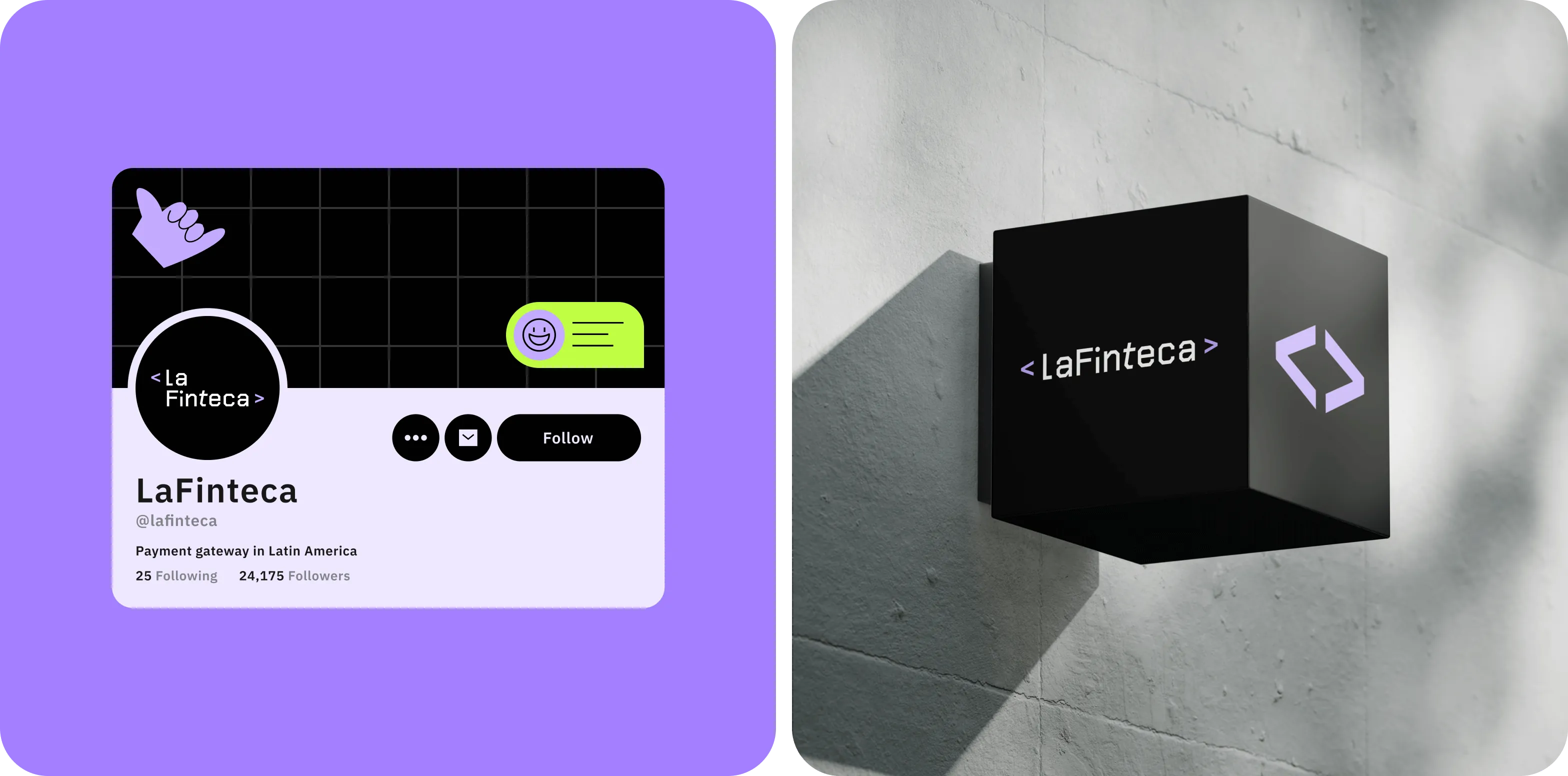 Дизайн бренд-айдентики і веб розробка сайту LaFinteca - goodface.works