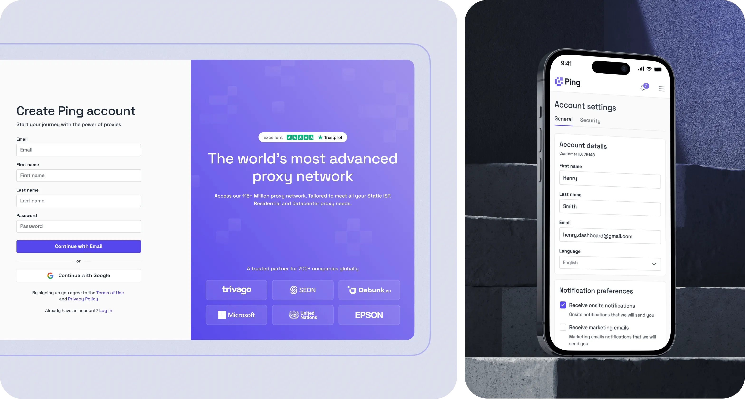 SaaS development & Web app redesign for Ping Proxies - form-rework.goodface.works