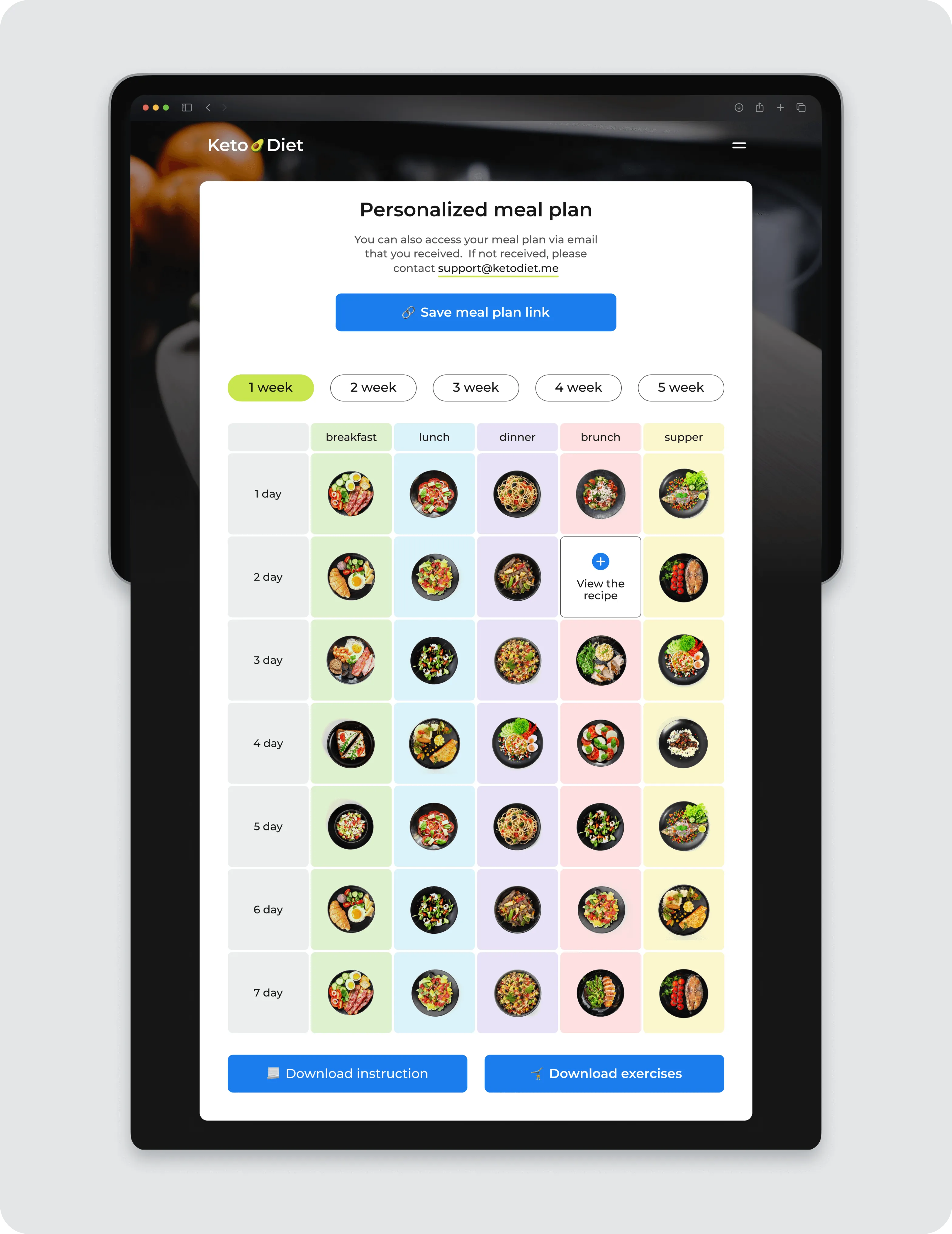 Foodtech Case Study: Keto.Diet App design & development - form-rework.goodface.works