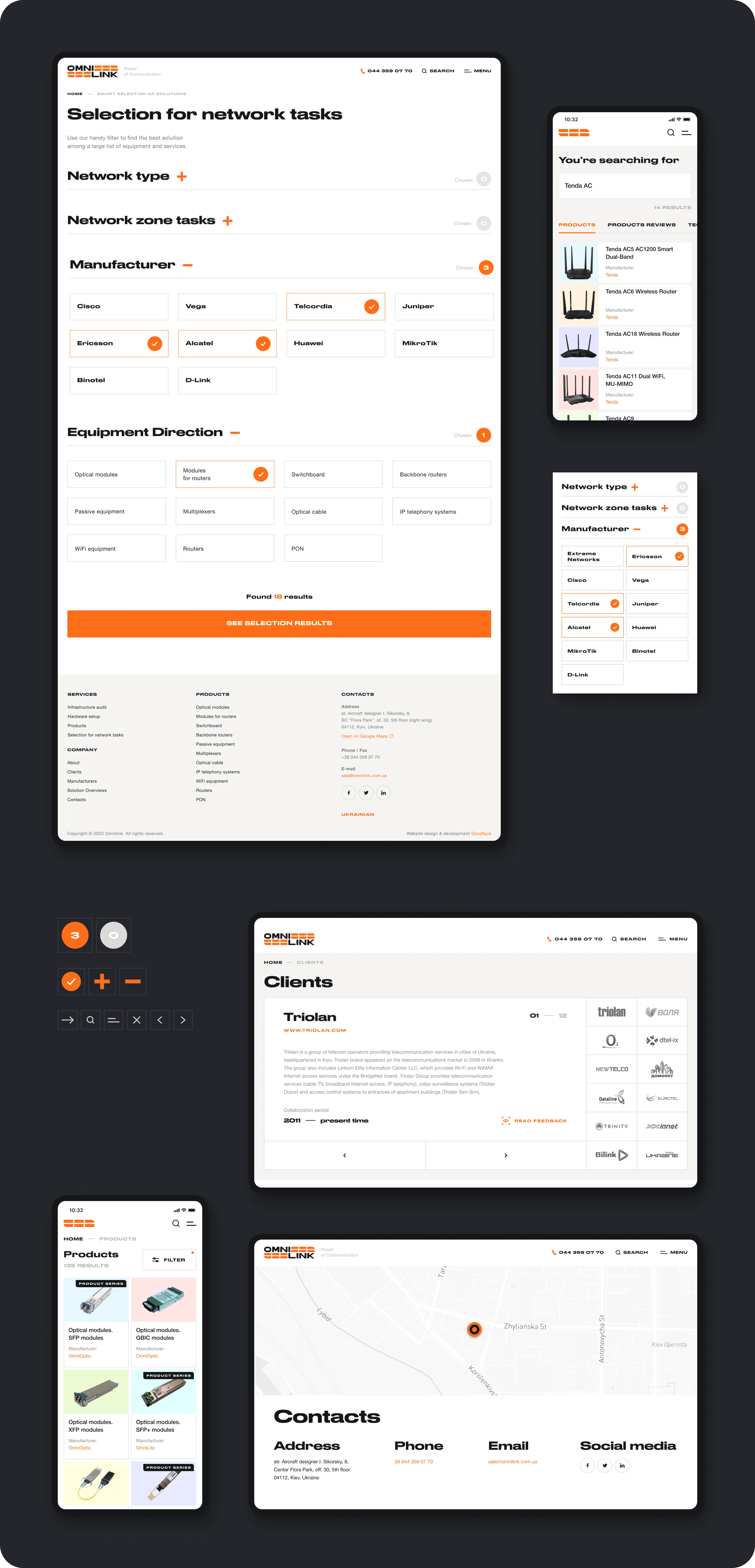 Website Development & Brand Identity Design for Telecom - form-rework.goodface.works