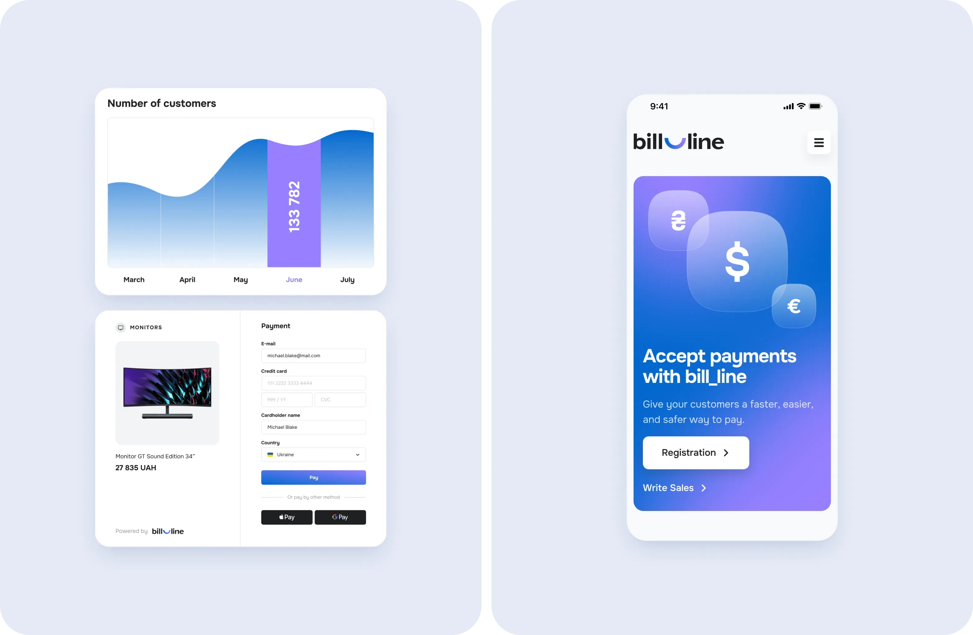 Brand identity design & website development for payment system - form-rework.goodface.works