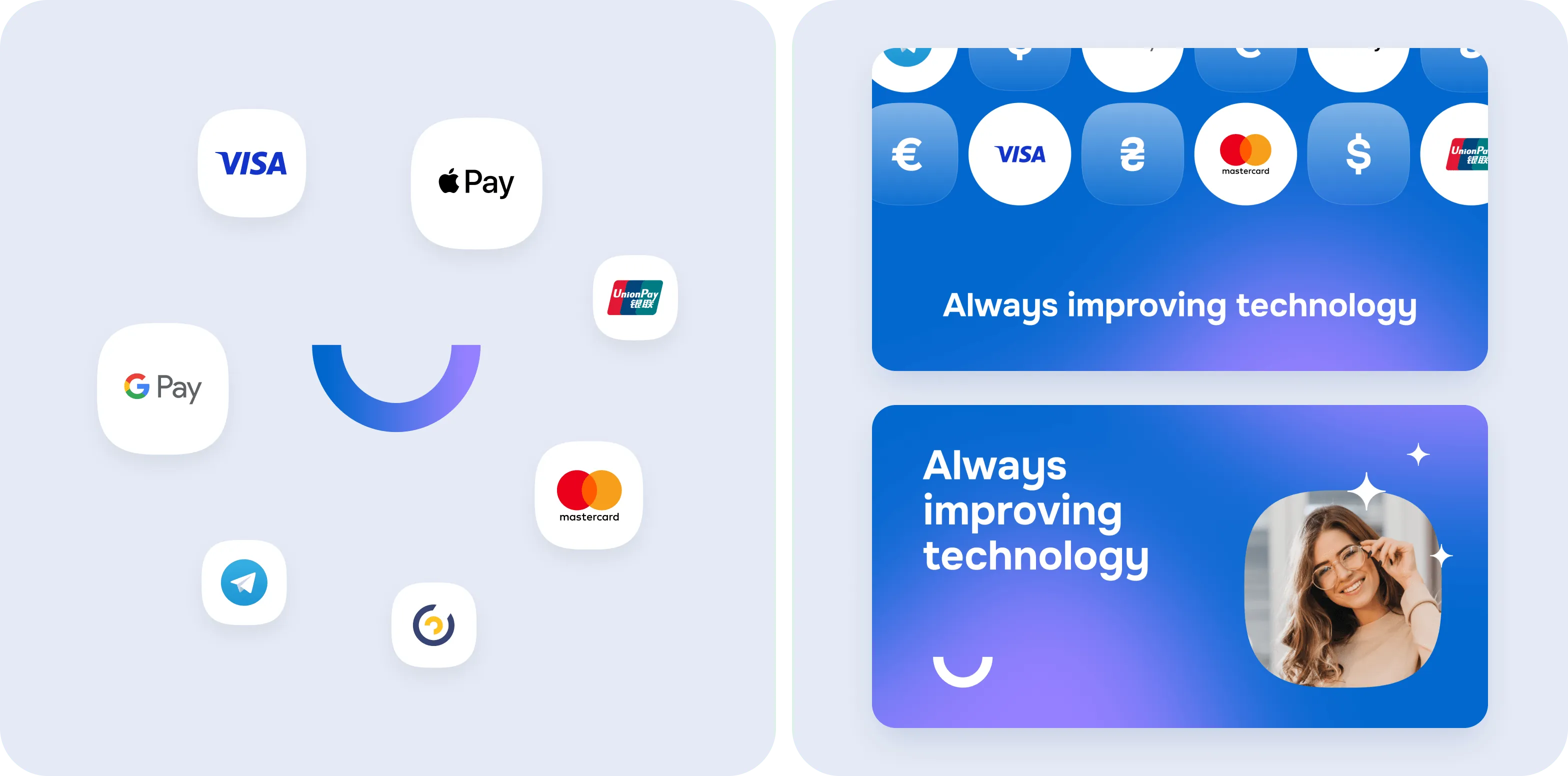 Brand identity design & website development for payment system - form-rework.goodface.works