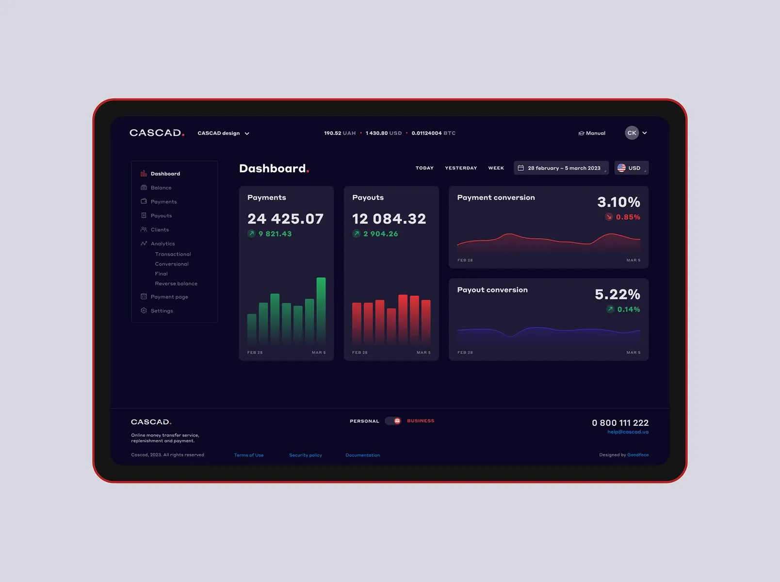 Cascad - goodface.agency
