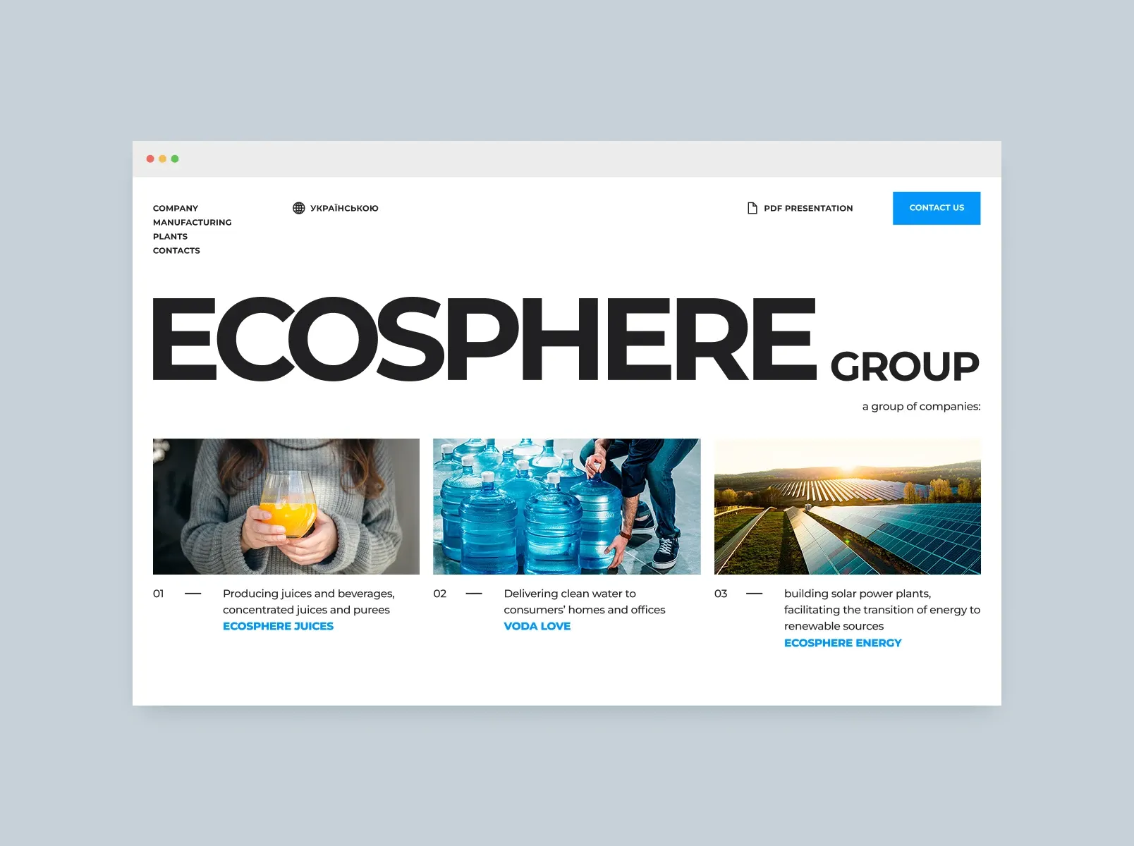 Ecosphere - goodface.agency
