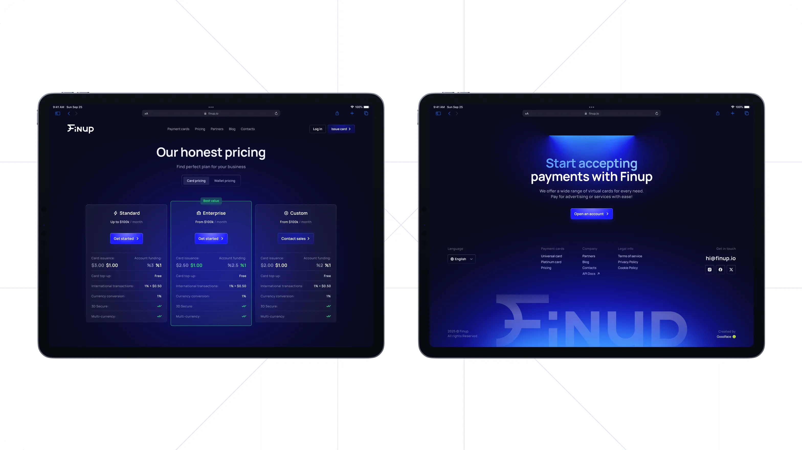 Fintech brand identity, UX/UI design & Webflow development - form-rework.goodface.works