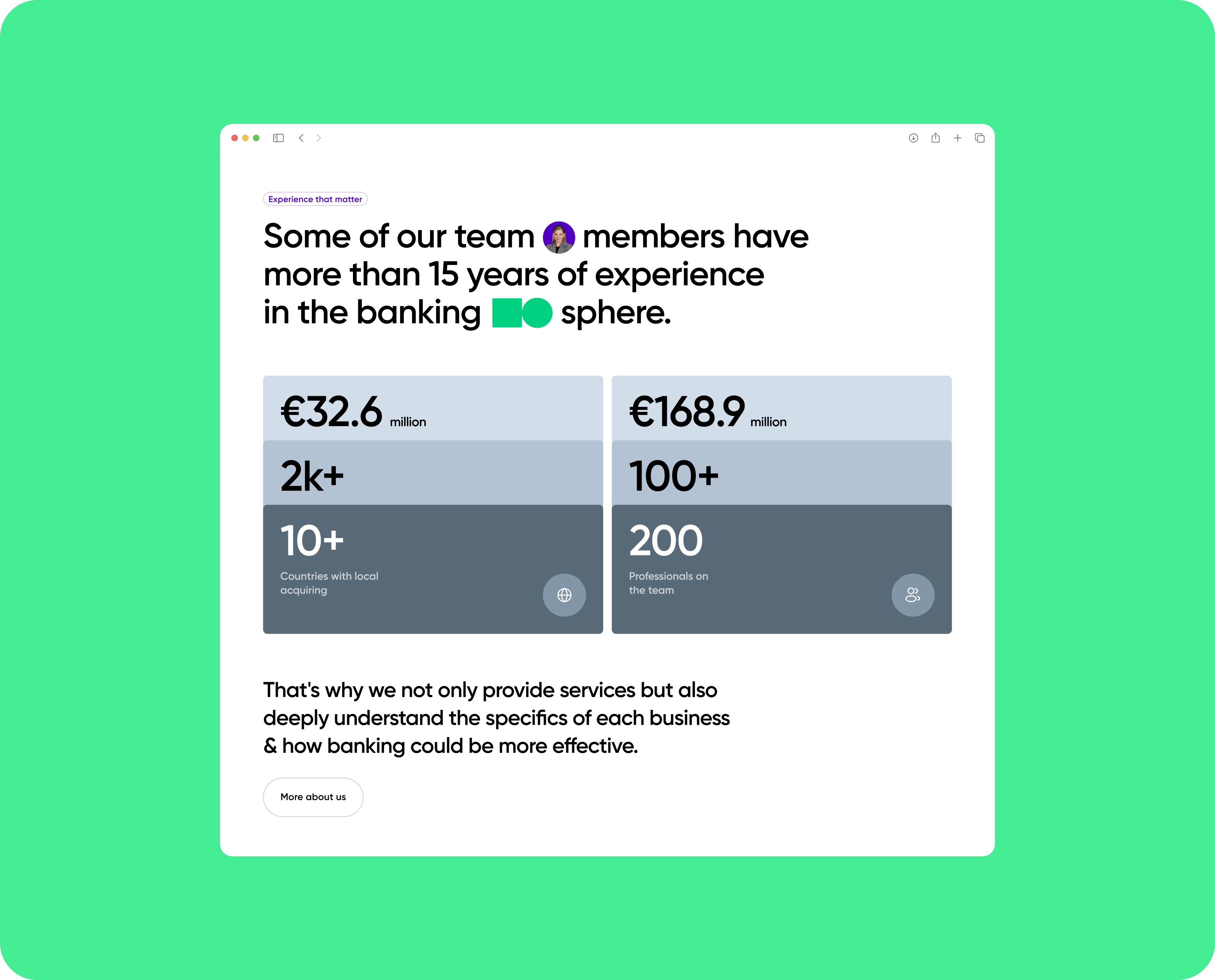 UX/UI Design & Brand Identity for a B2B Digital Bank - form-rework.goodface.works