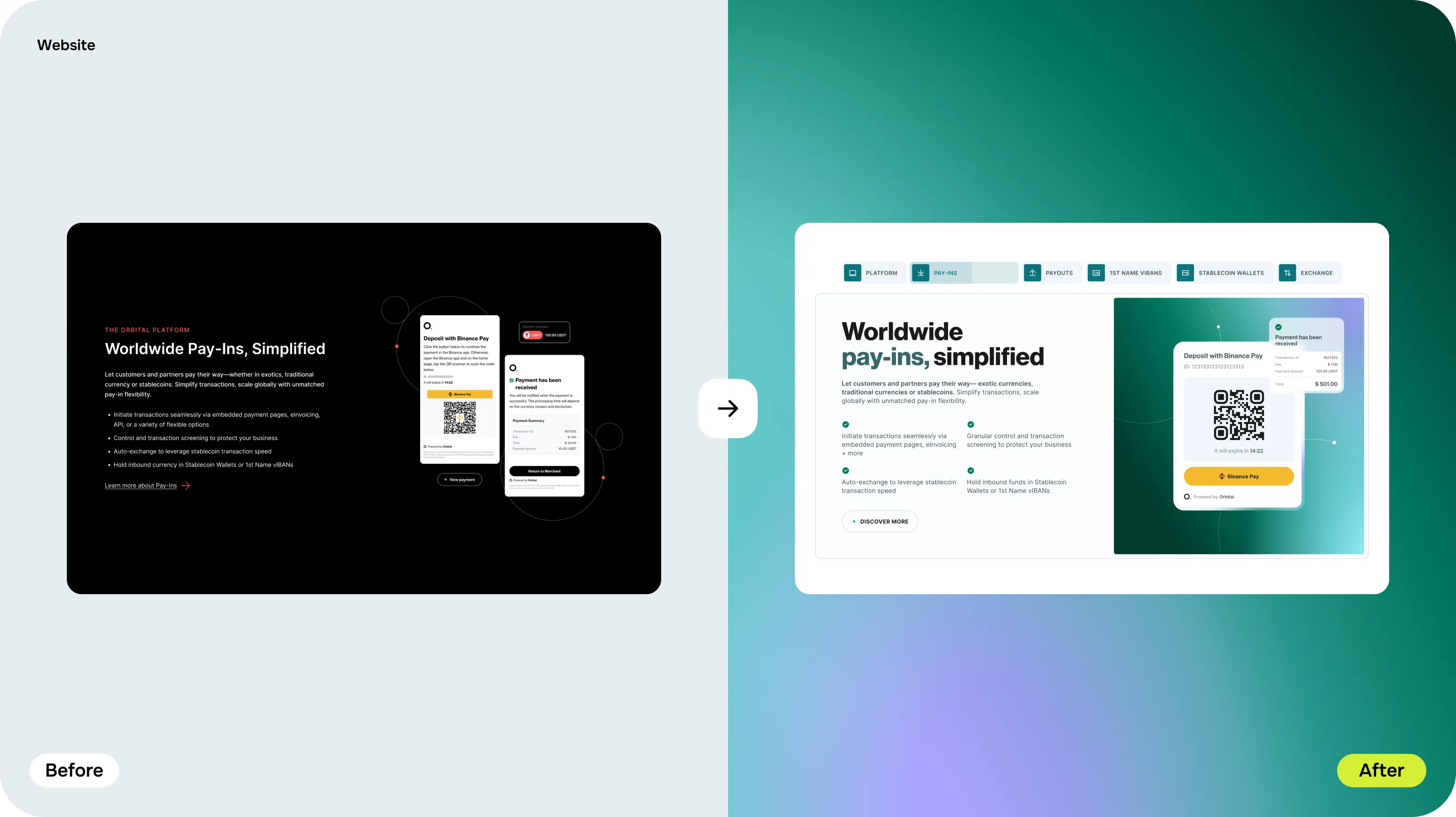 Brand Identity & Website Redesign for payments platform - form-rework.goodface.works