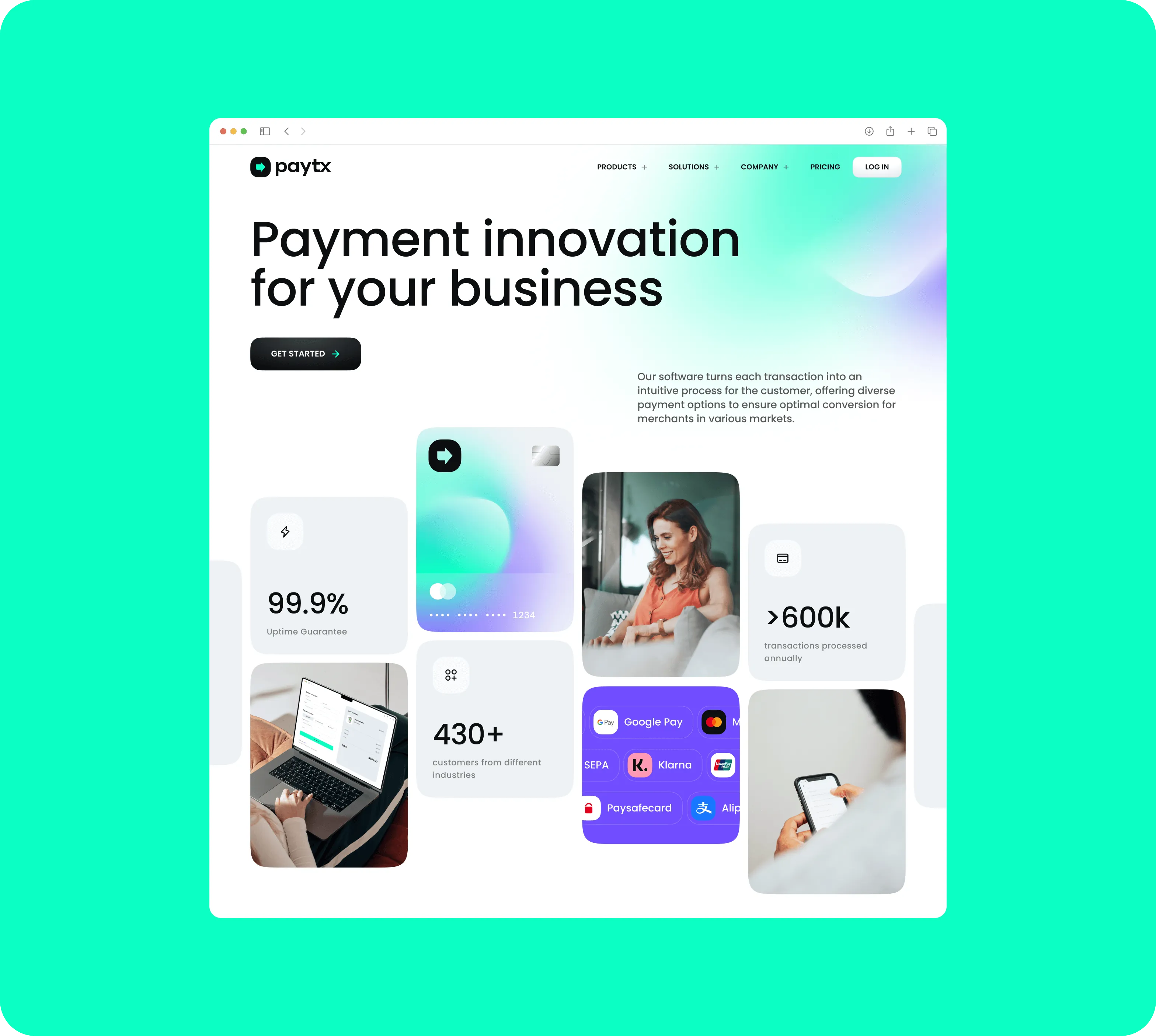 Web Design & Website Development for fintech brand - form-rework.goodface.works