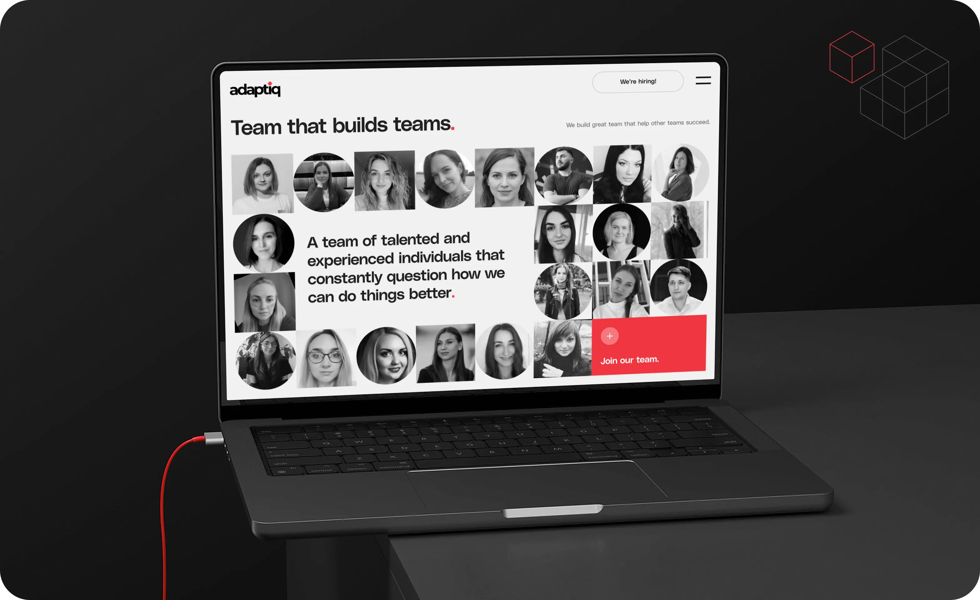 Веб-дизайн і розробка корпоративного сайту для міжнародної IT компанії - goodface.works