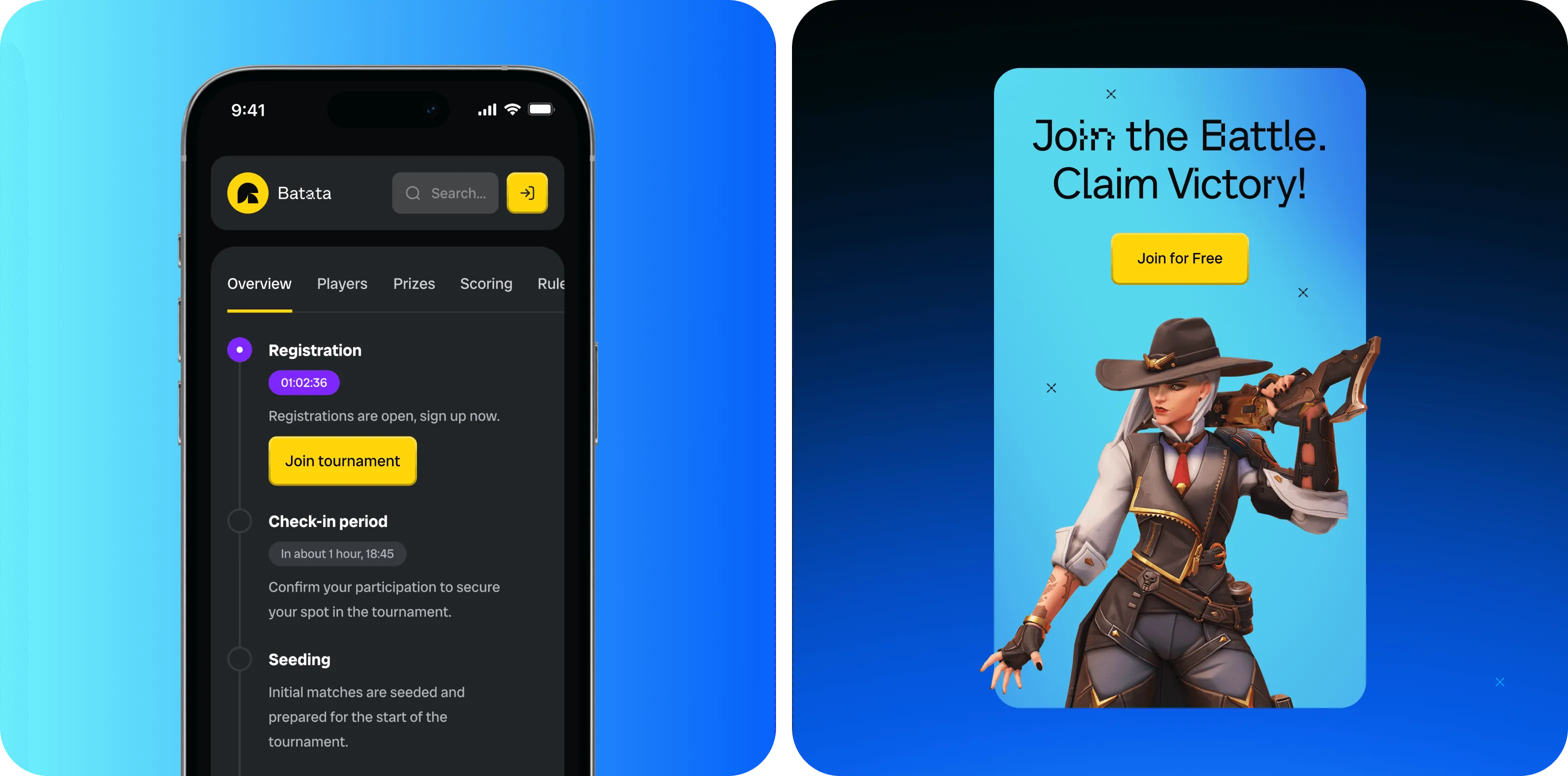 UX/UI Design for Batata eSports Platform - form-rework.goodface.works