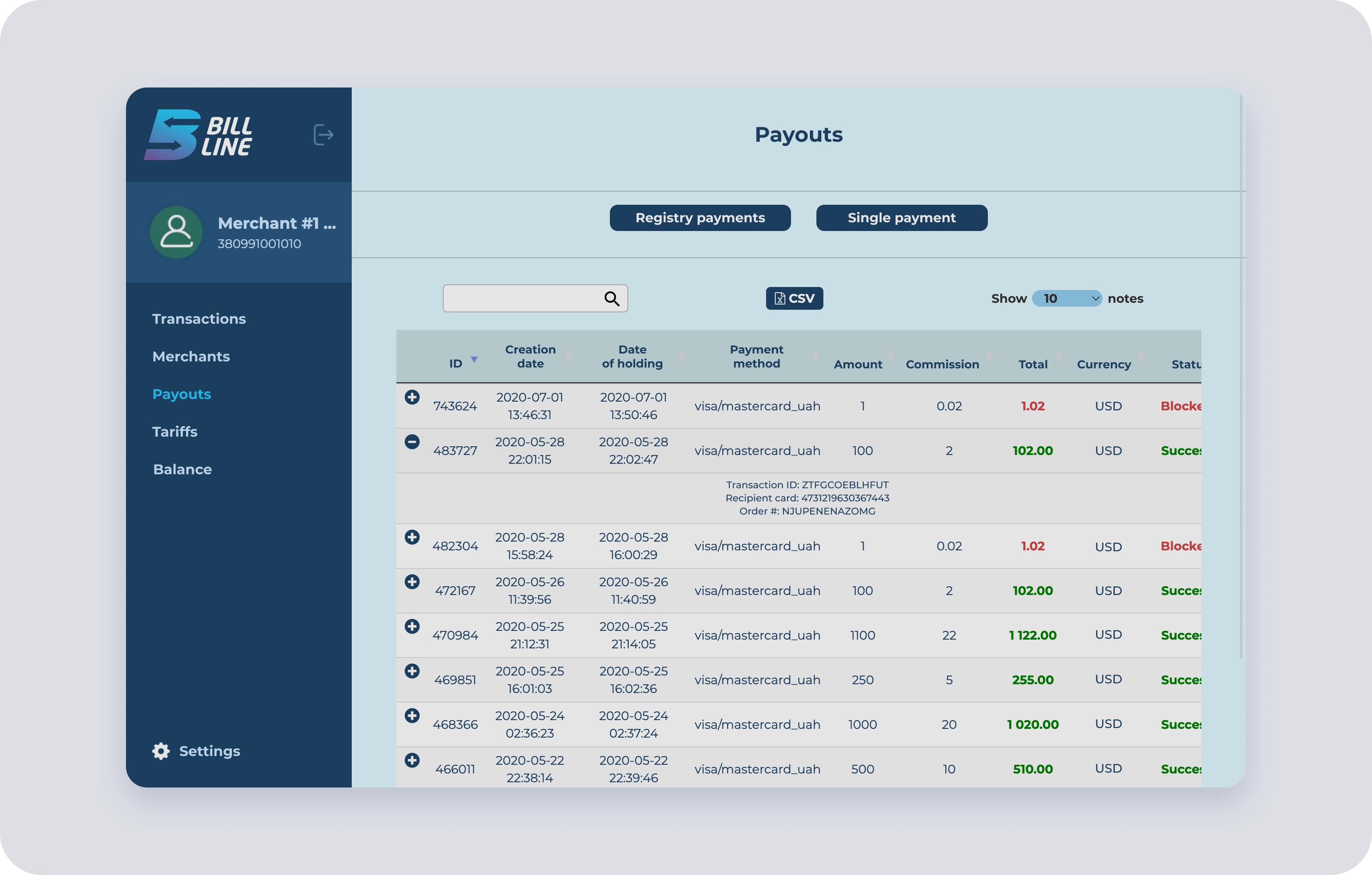 Brand identity design & website development for payment system - form-rework.goodface.works