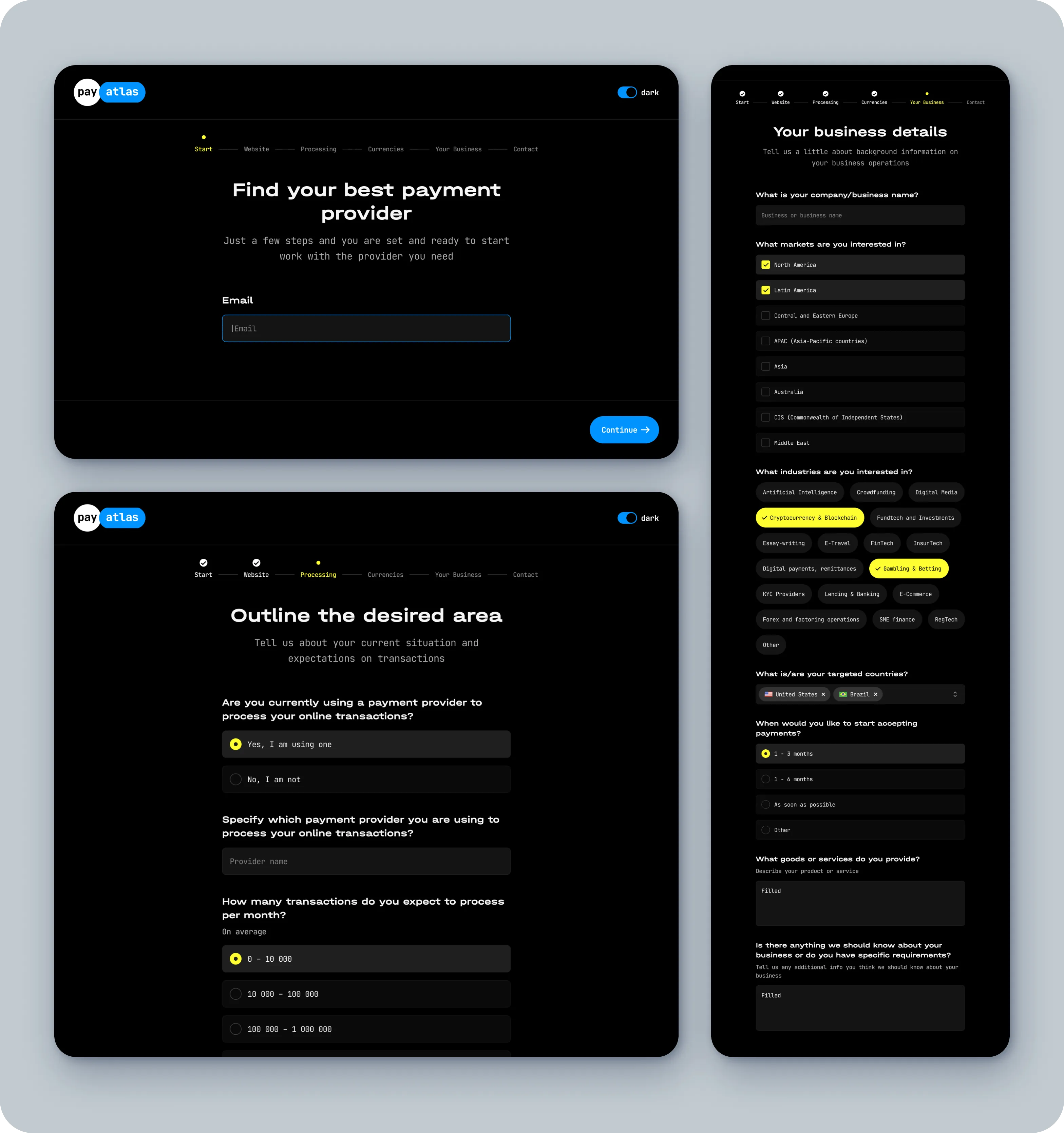Brand Identity and Product Design of a Global Payment Providers Catalog - form-rework.goodface.works