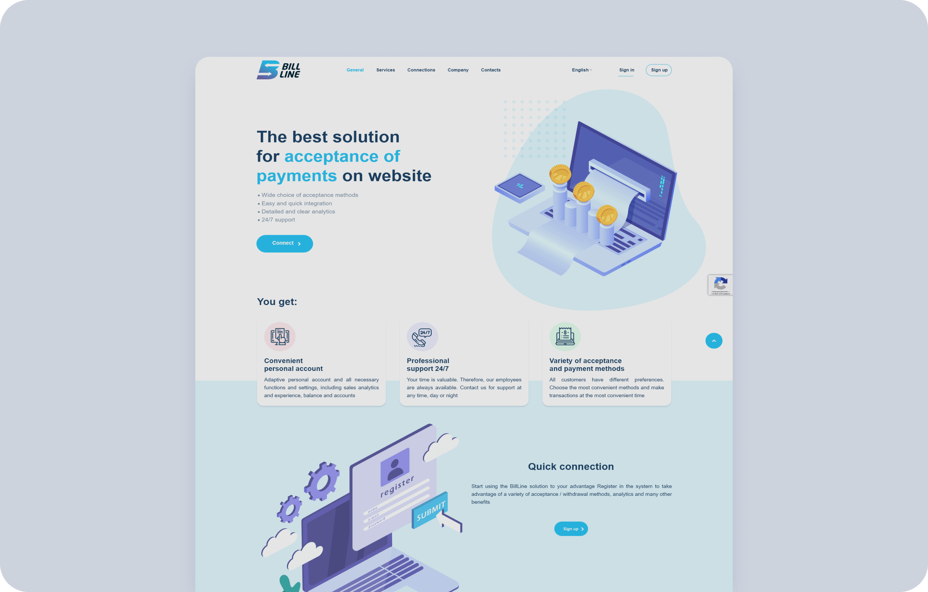 Brand identity design & website development for payment system - form-rework.goodface.works