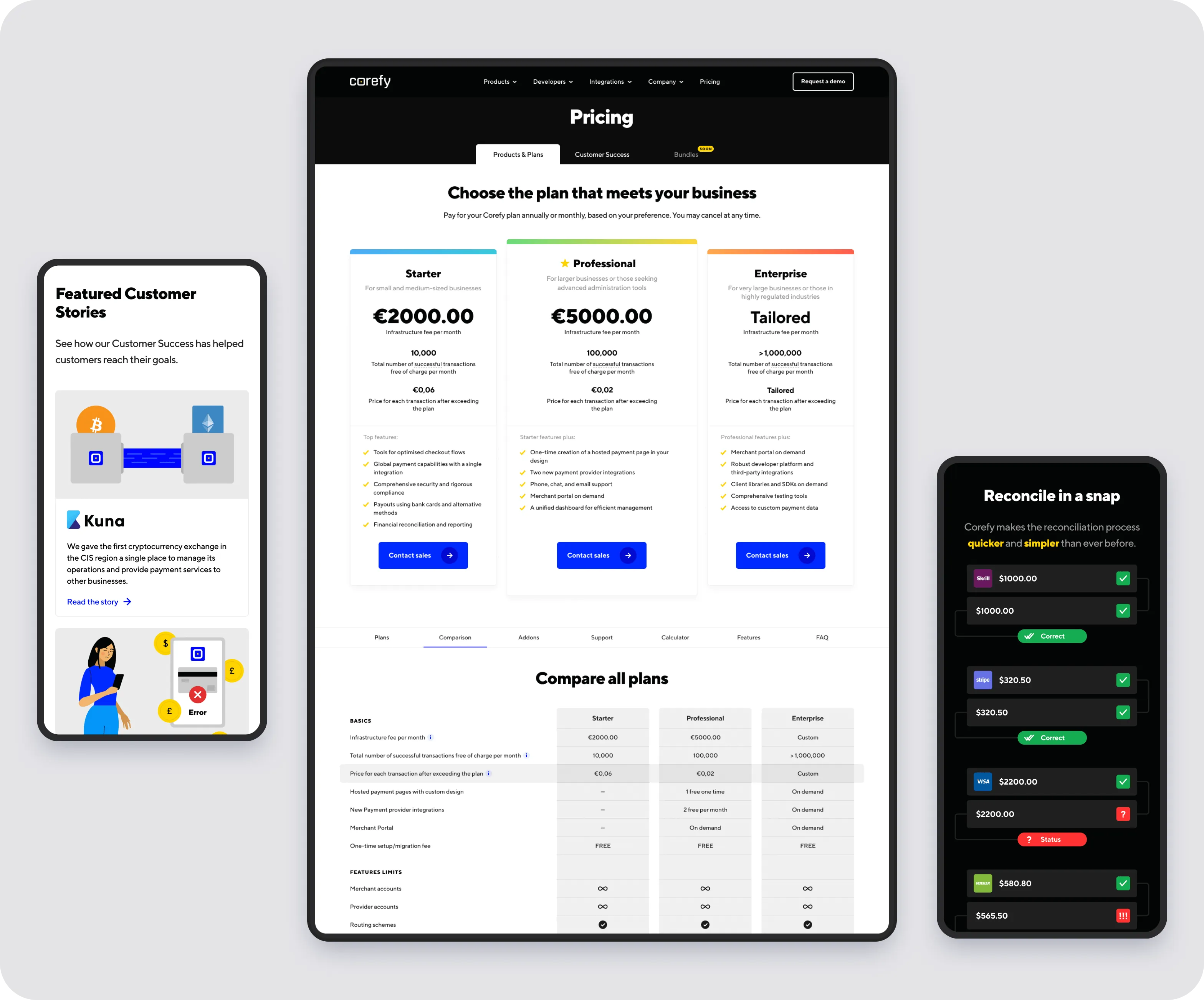 Fintech web design & development for payment orchestration platform - form-rework.goodface.works