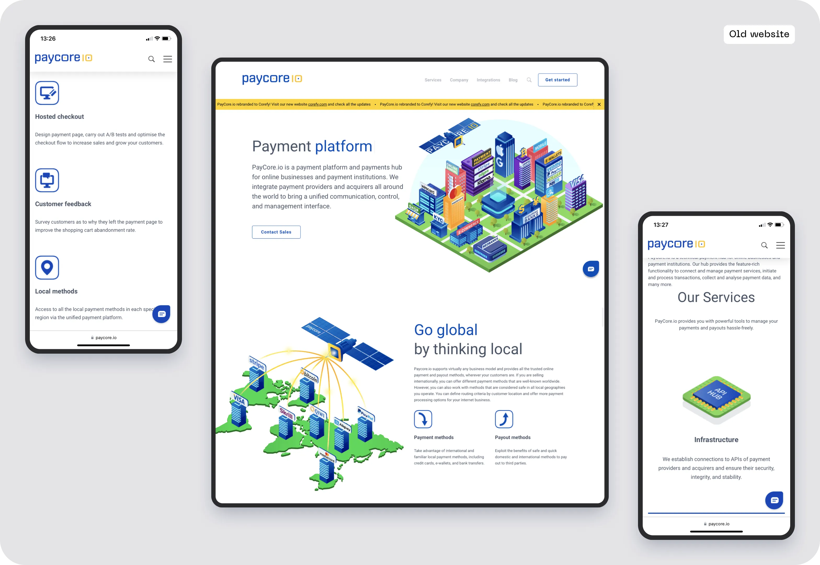 Fintech web design & development for payment orchestration platform - form-rework.goodface.works