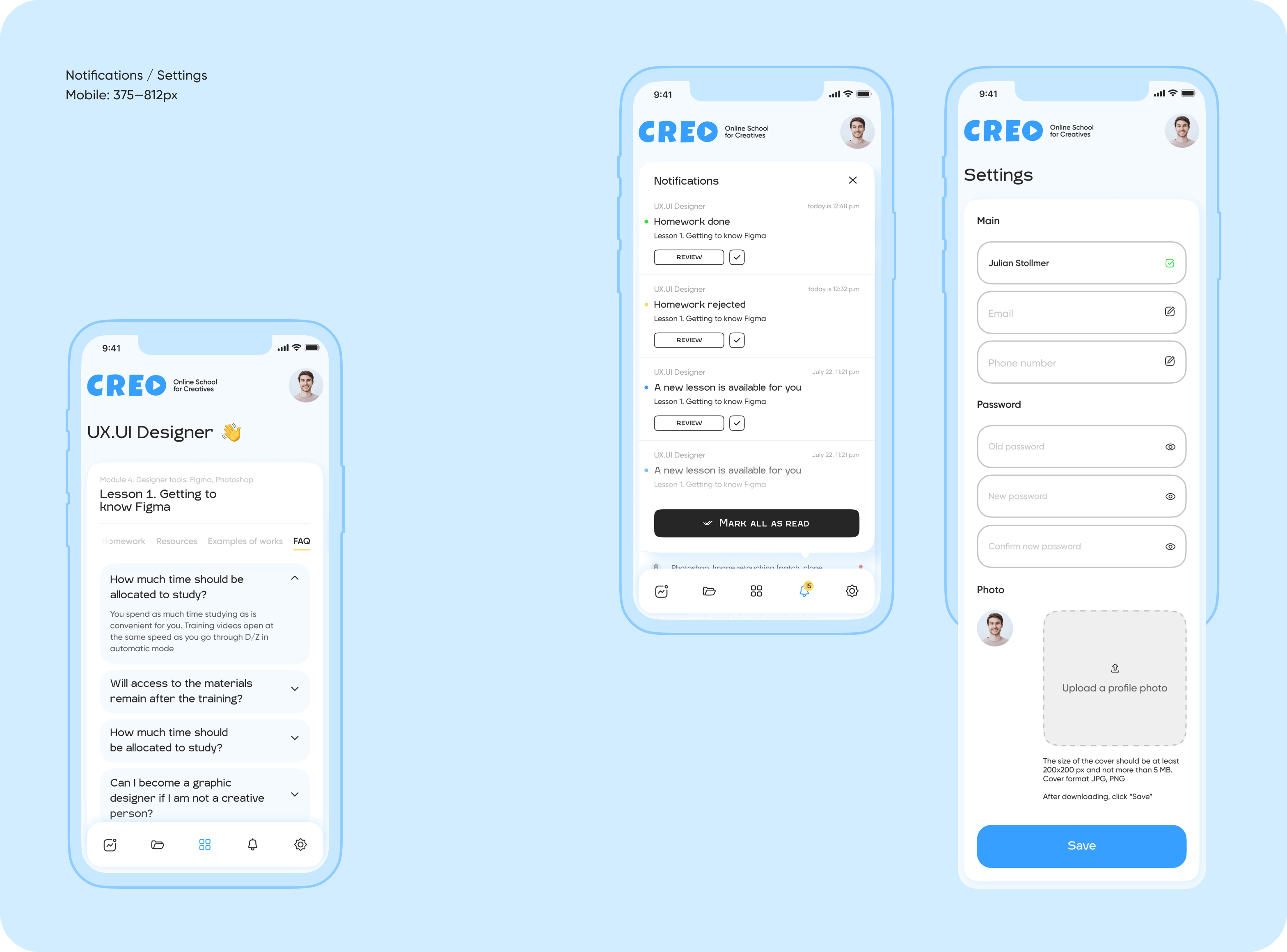 Custom LMS design & development for CREO platform - form-rework.goodface.works