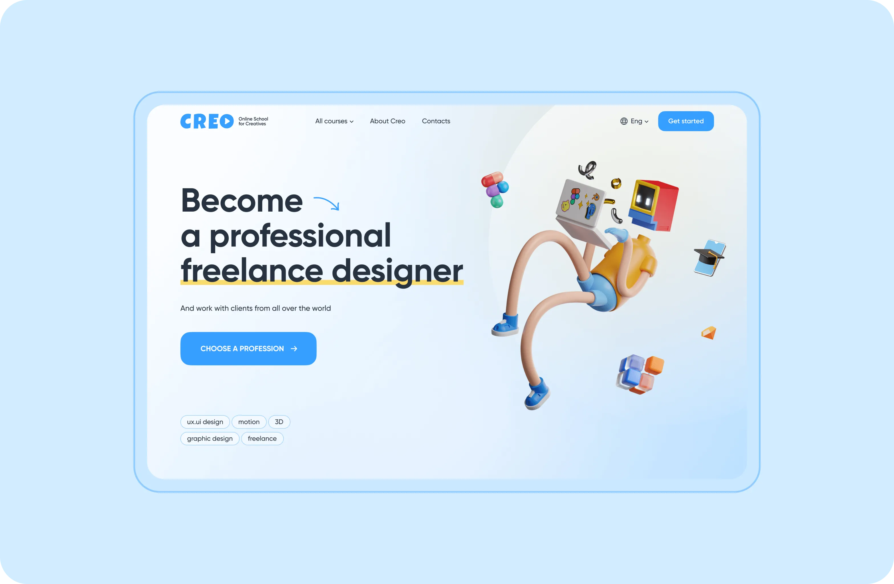 Custom LMS design & development for CREO platform - form-rework.goodface.works