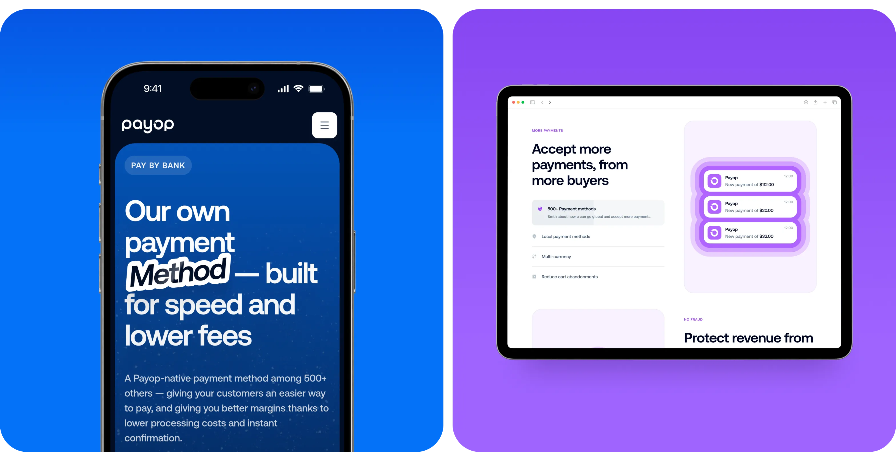 FinTech website design for payment processing platform - form-rework.goodface.works