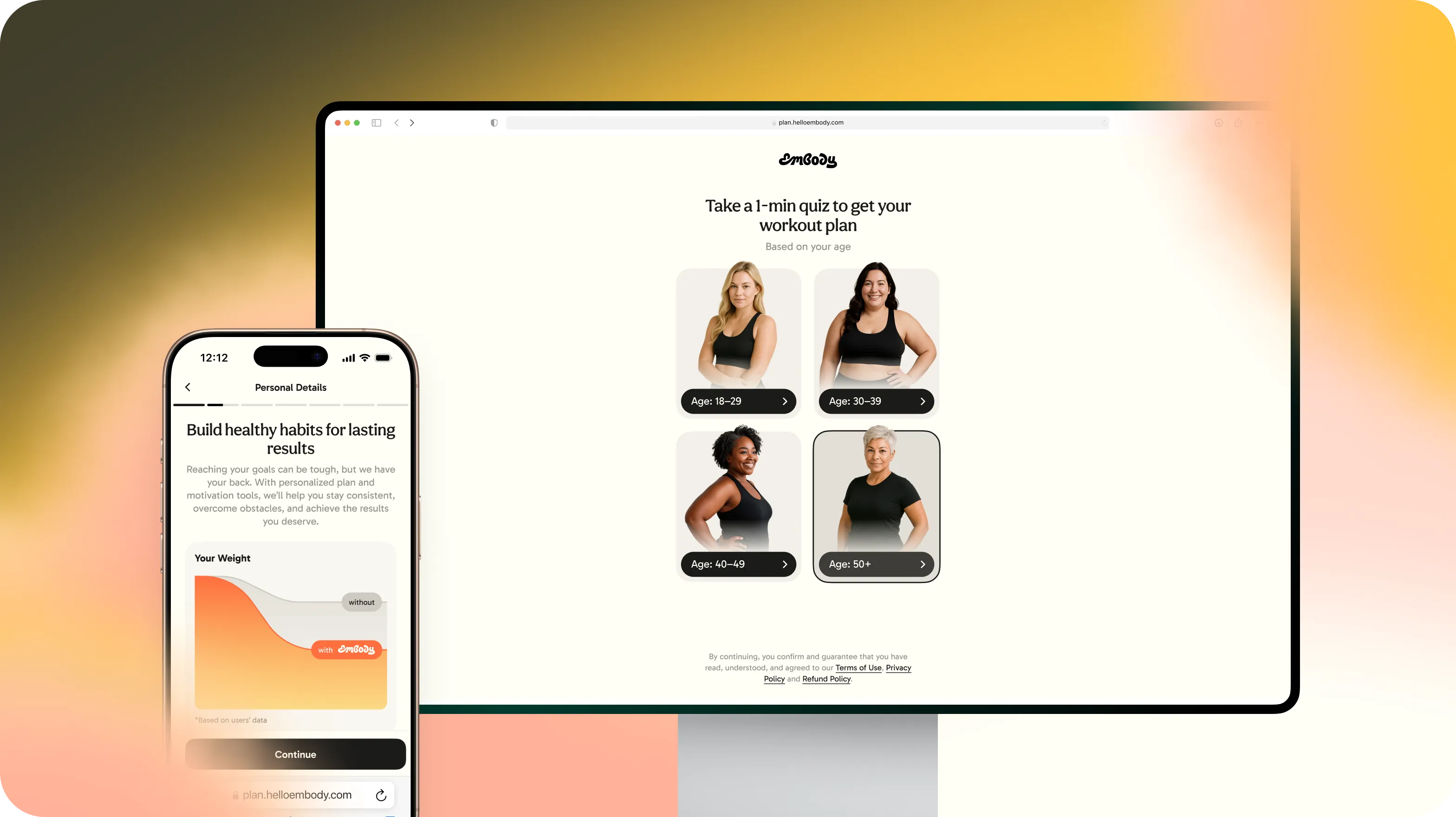Брендинг і продуктовий дизайн для wellness-застосунку Embody - goodface.works